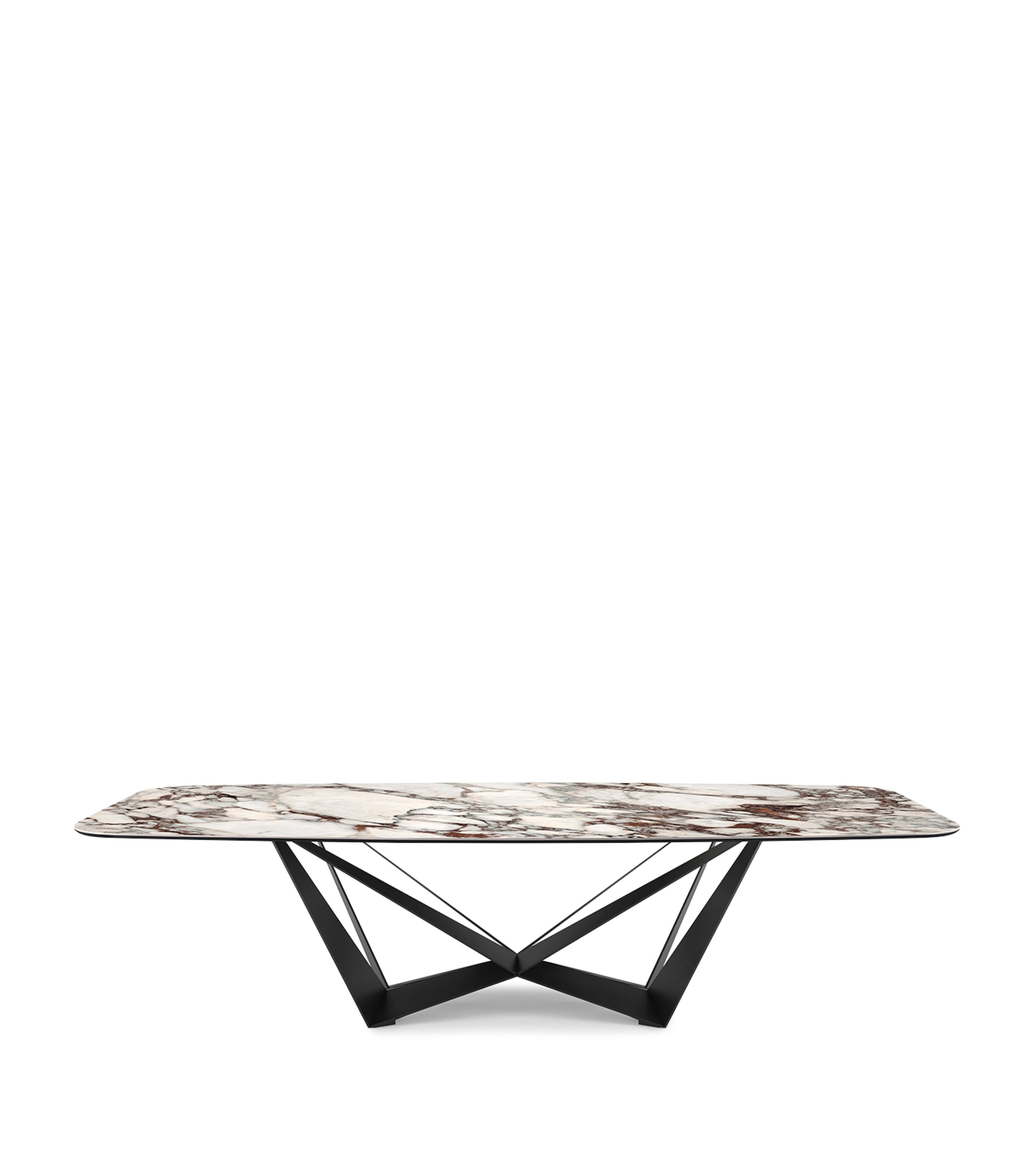 Steel and Ceramic Skorpio Keramik Dining Table
