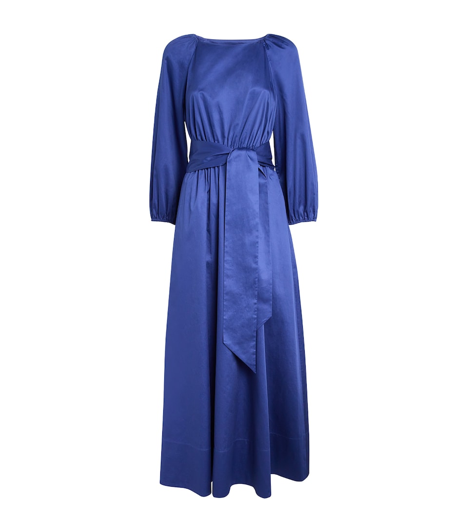 Cotton Belted Bellan Maxi Dress