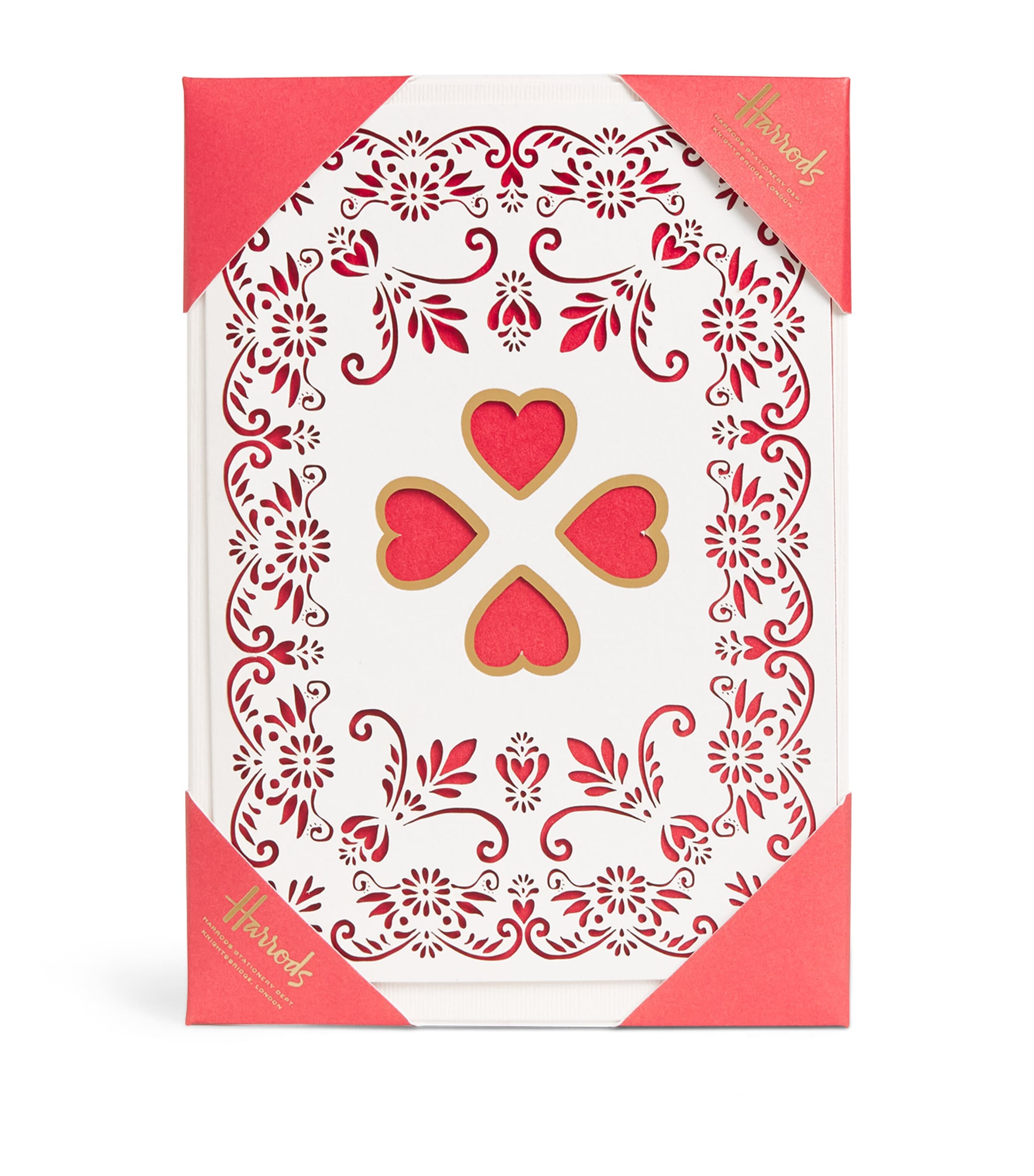 Harrods Heart Cut-Out Card