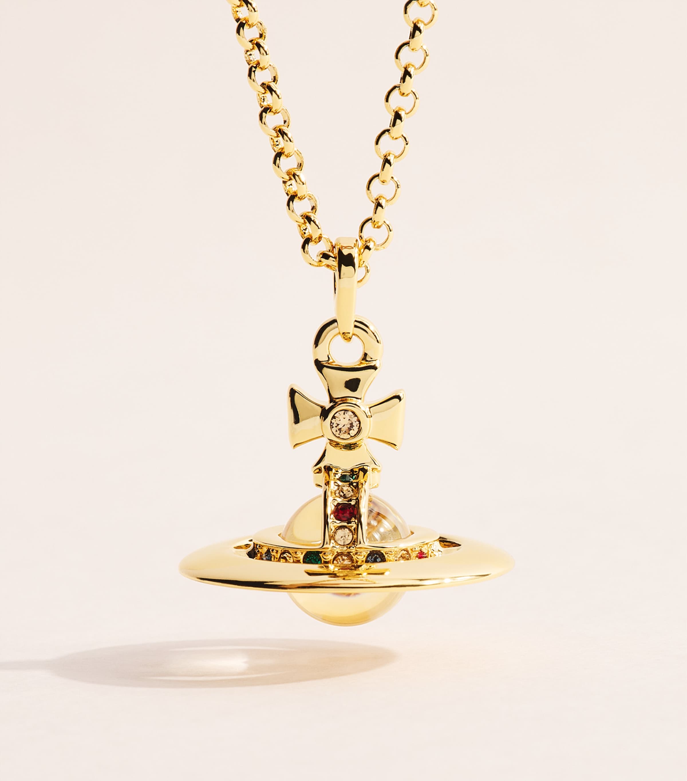 Vivienne Westwood New Tiny Orb Necklace Gold