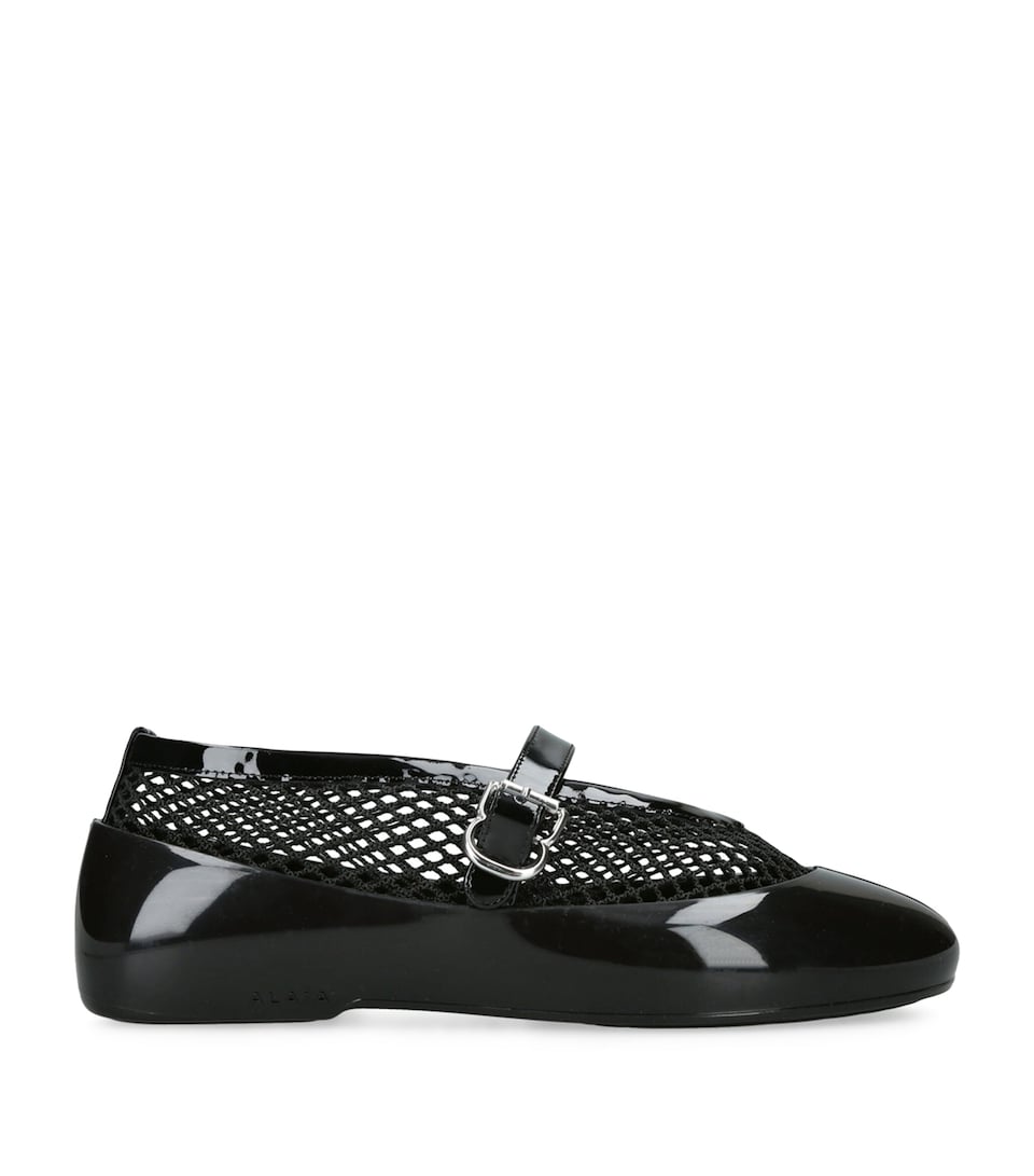 Rubber Ballet Flats