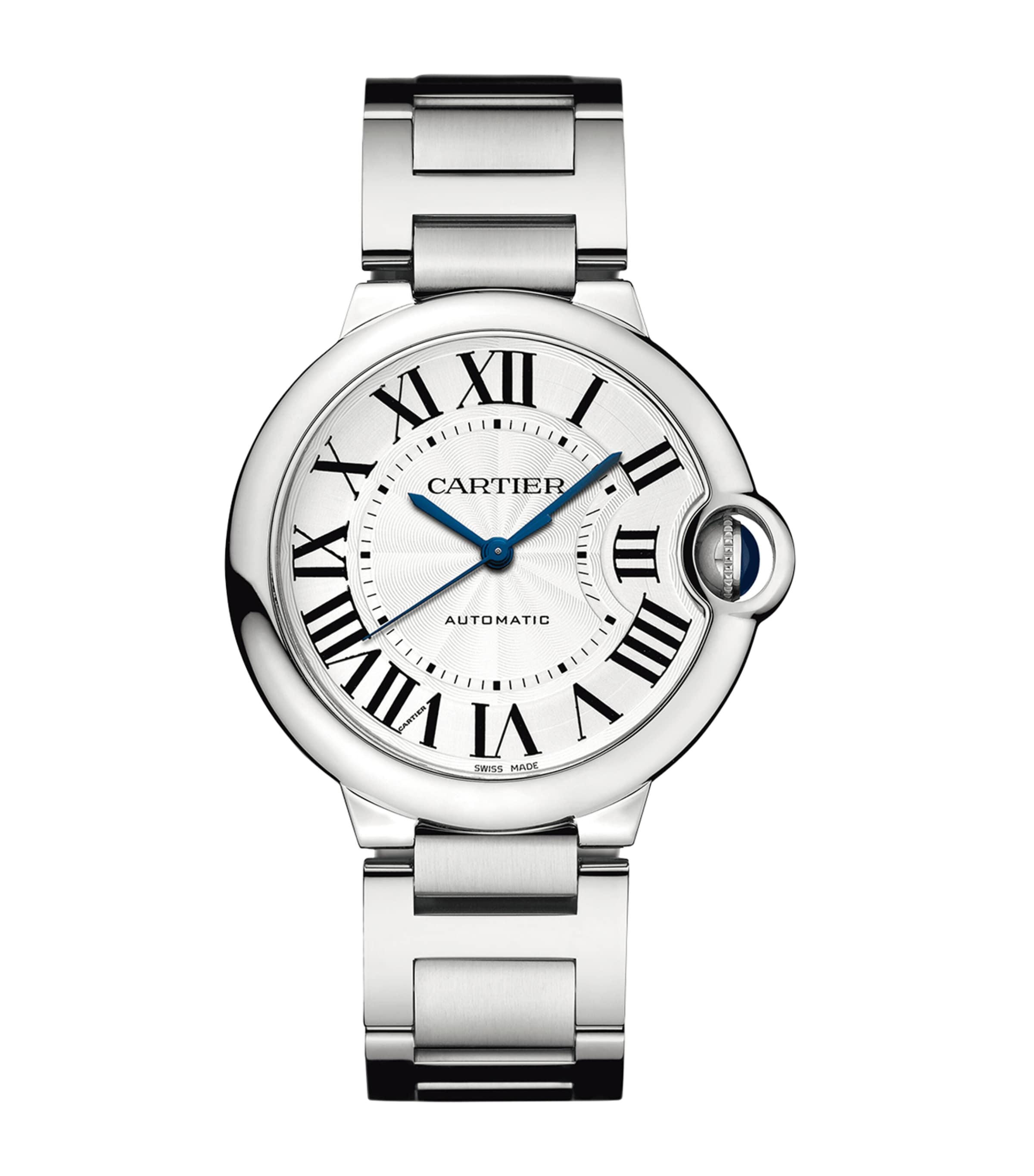 Stainless Steel Ballon Bleu de Cartier Watch 36.6mm