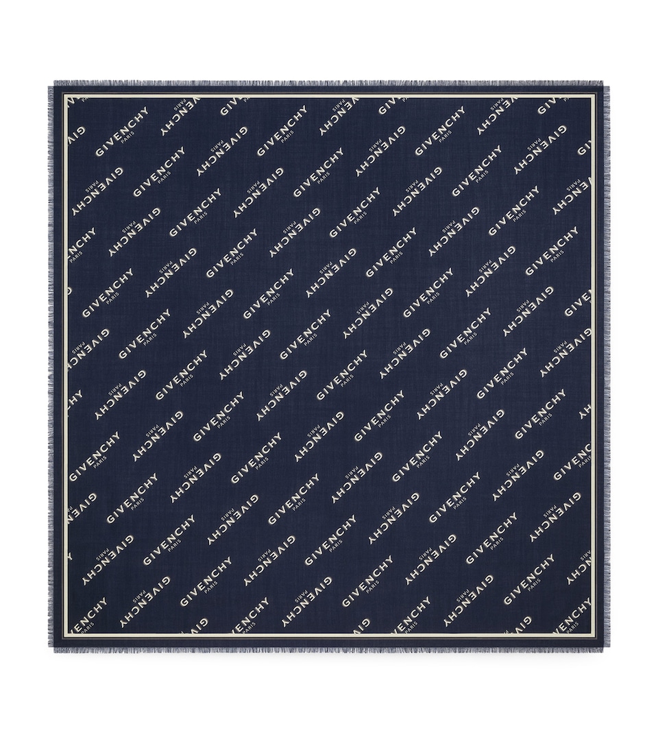 Wool-Silk Logo Shawl