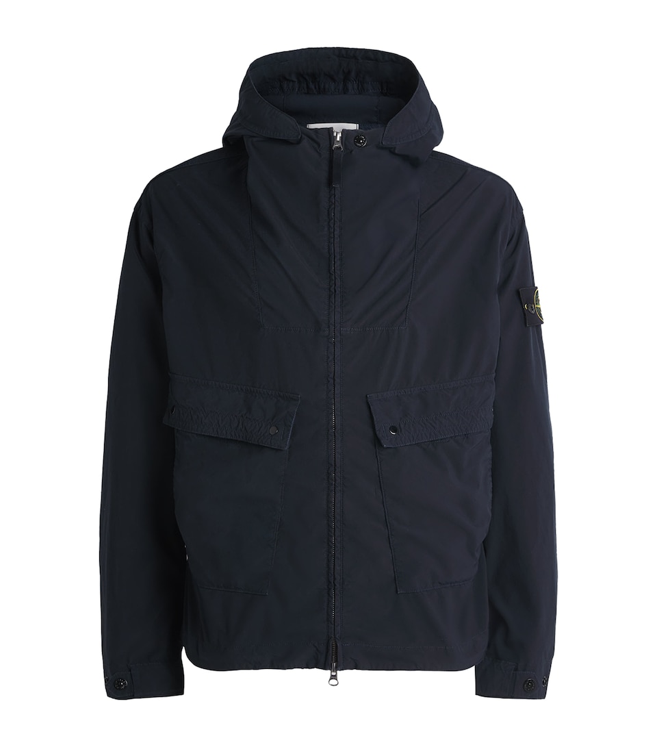 Canvas Garment-Dyed Hooded Jacket