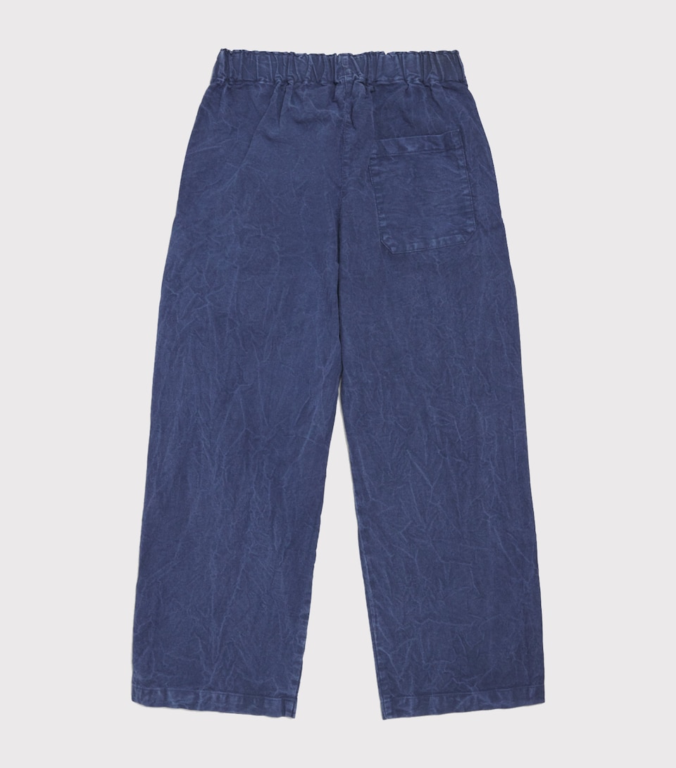 Bobo Choses Cotton Pickles The Dog Trousers (10-11 Years) Navy Blue