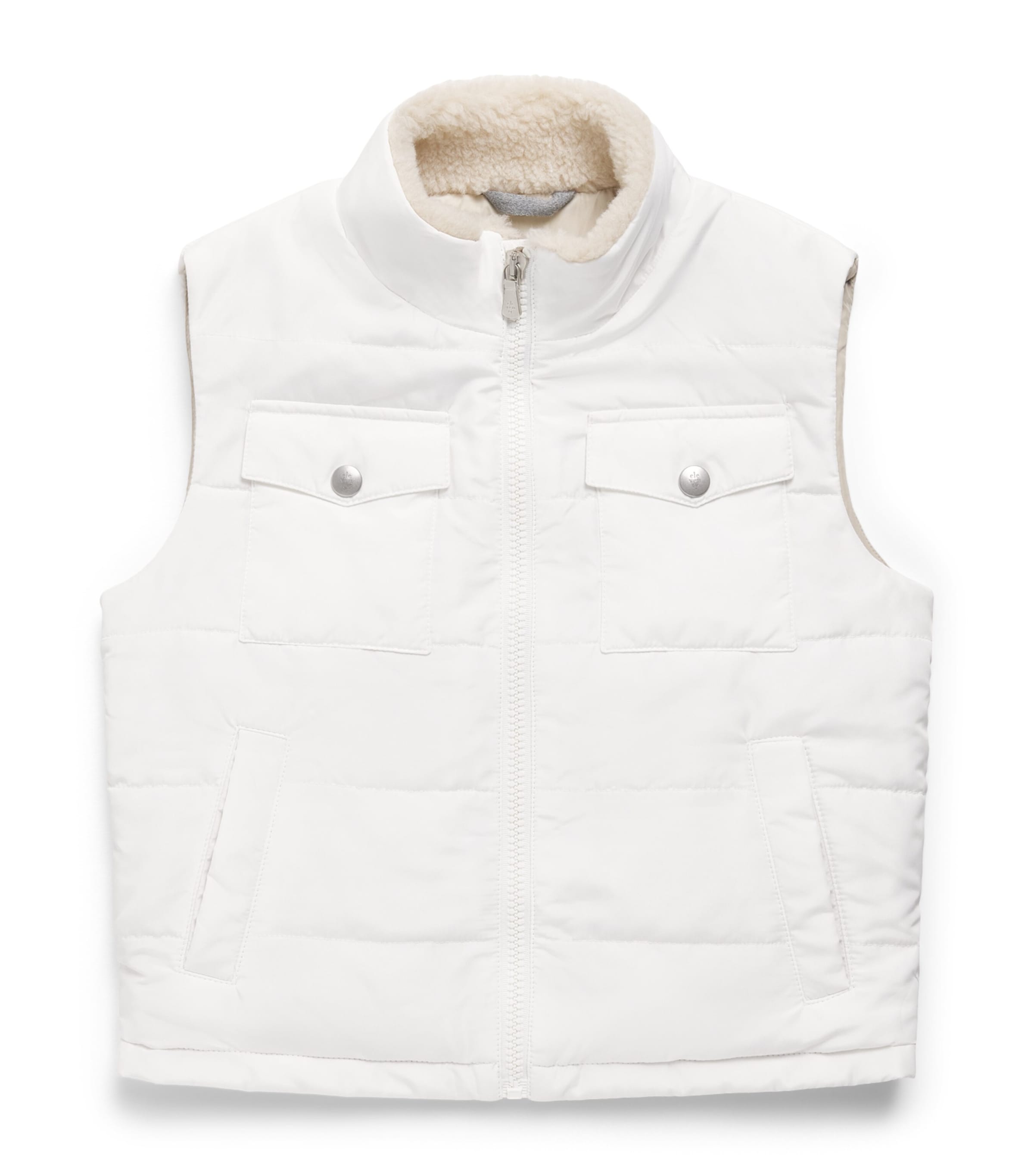 Eleventy Kids Padded Gilet (2-16 Years) Ivory