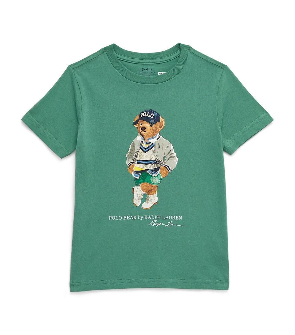 Cotton Polo Bear T-Shirt (6-14 Years)