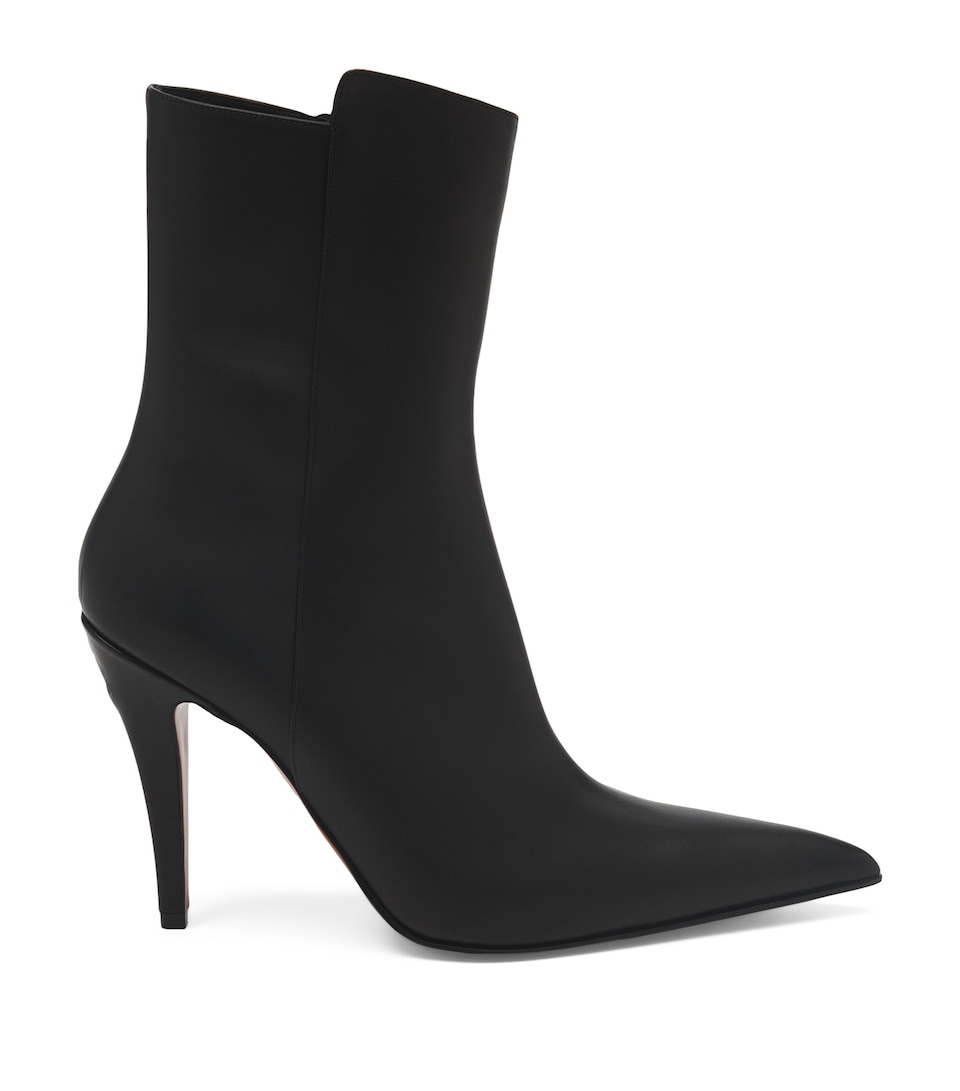 Leather Birdee Heeled Boots 105