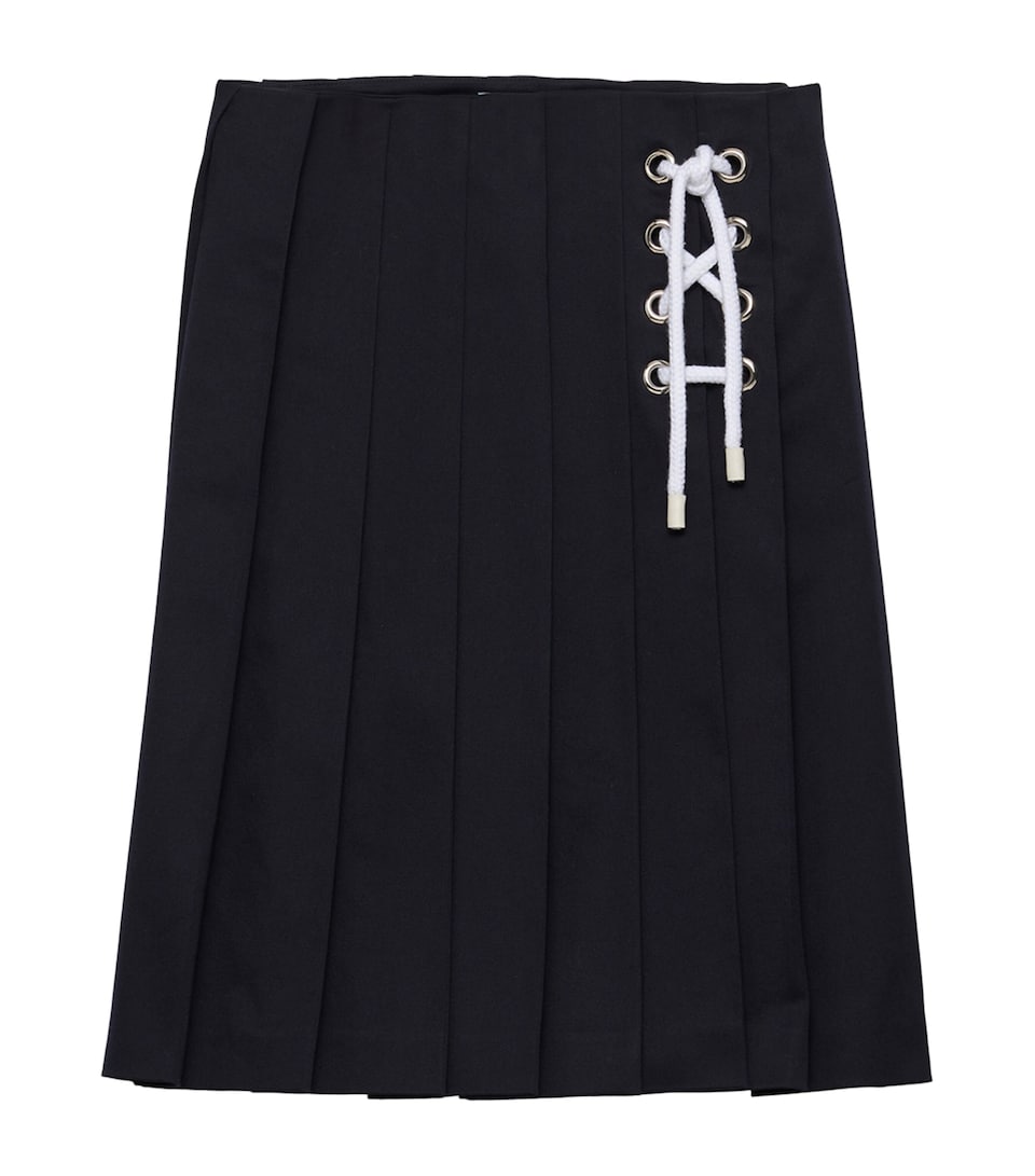 Pleated Midi Skirt