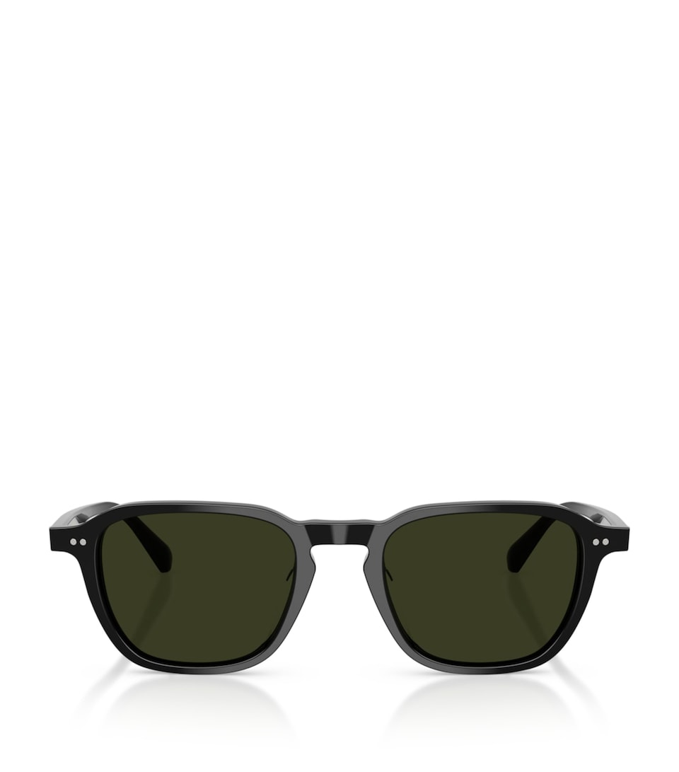 Oliver Peoples Emryn Irregular Sunglasses Black