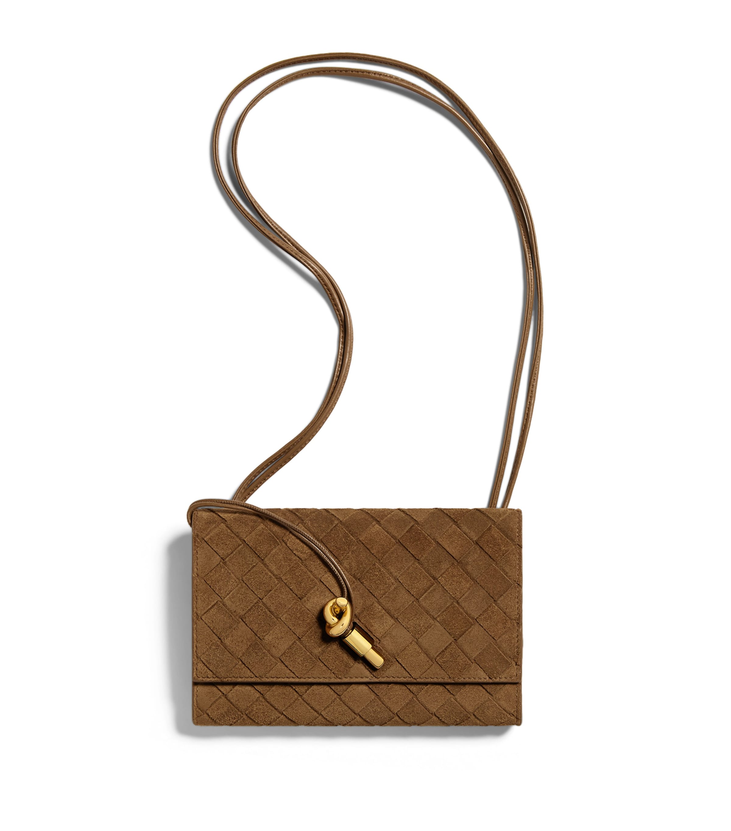 Bottega Veneta Leather Andiamo Chain Wallet