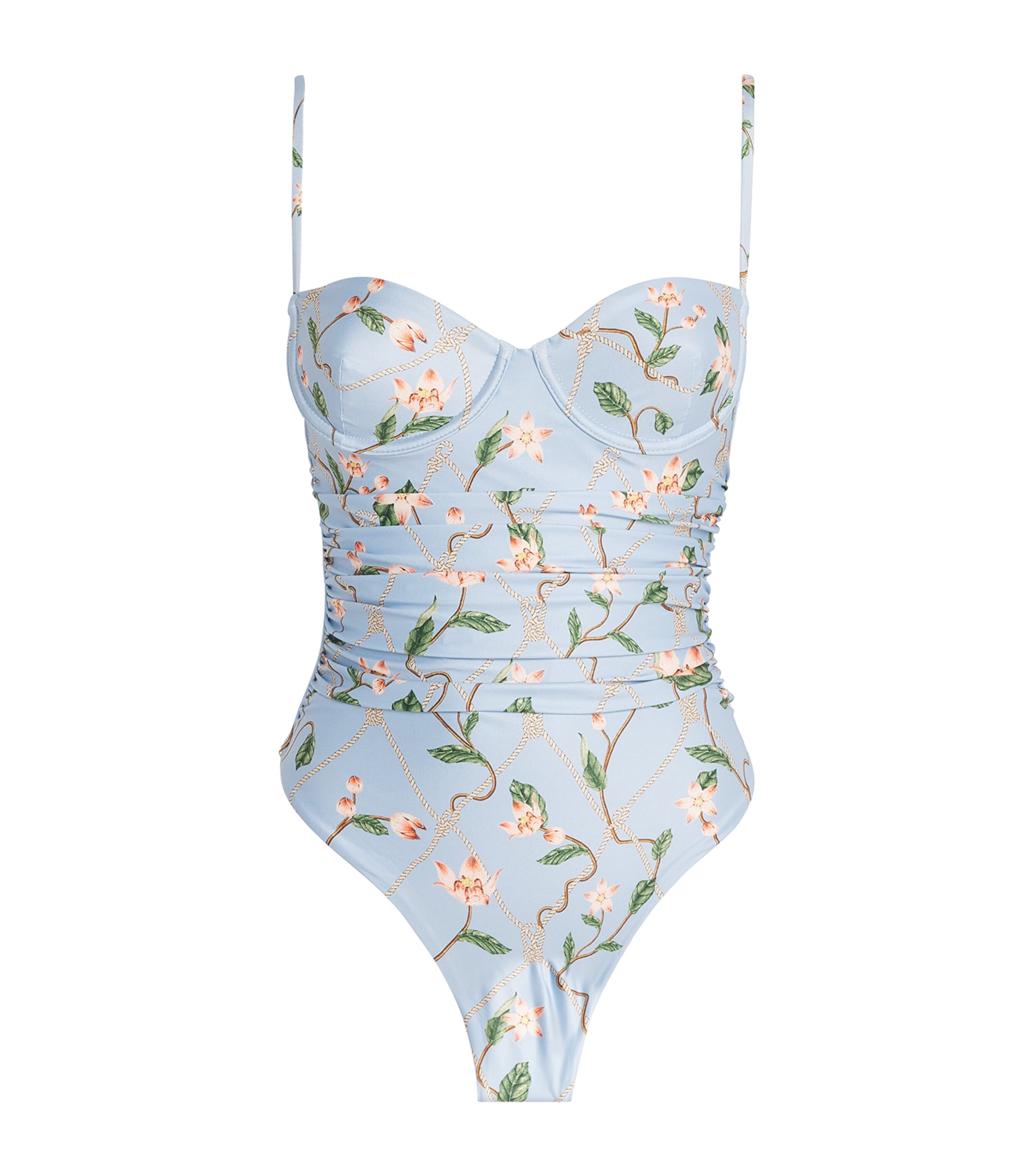 Agua By Agua Bendita Womens Rábano Navegante Floral Swimsuit