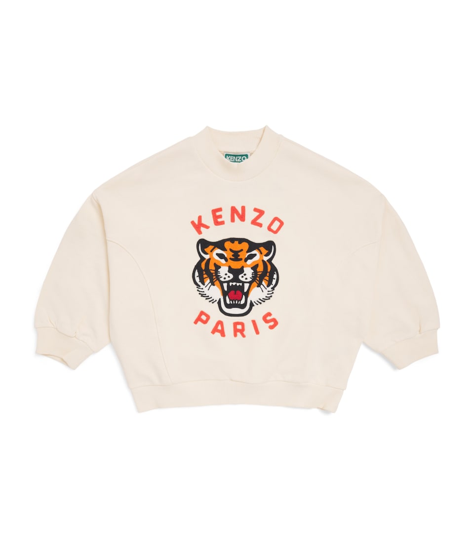 Cotton Tiger Oversized Sweatshirt (2-14 Years)