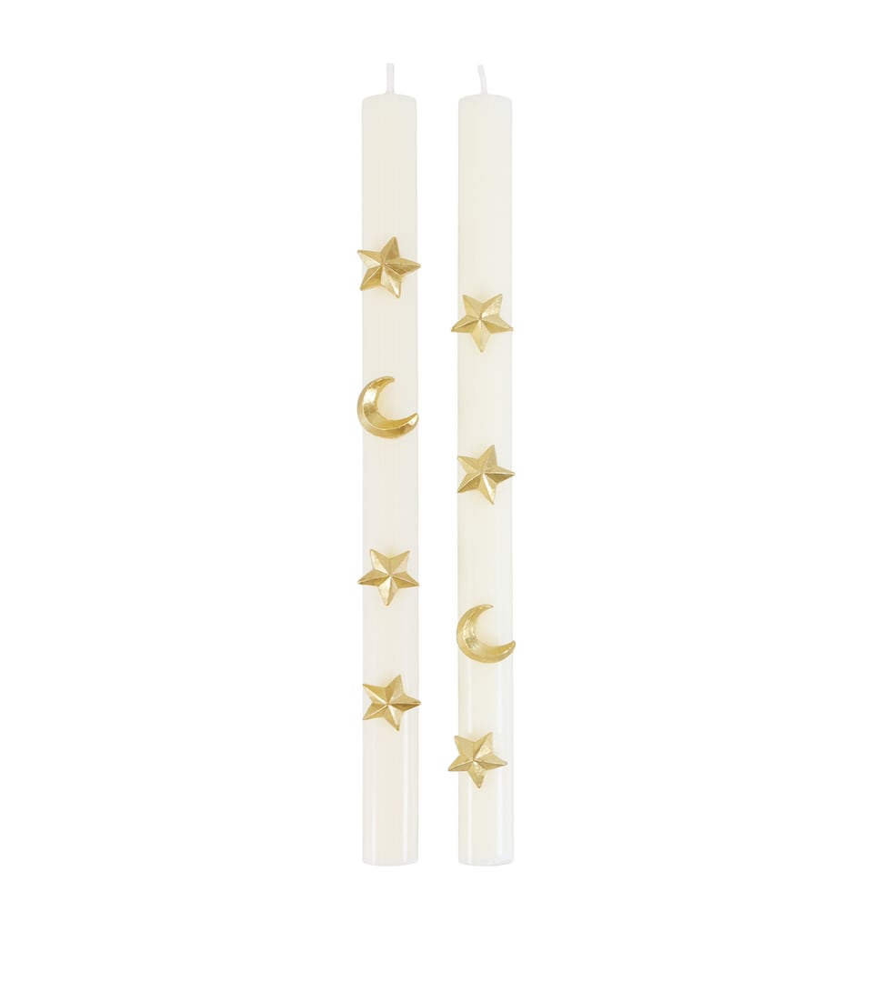 Meri Meri Celestial Table Candles (Set of 2) Multicoloured