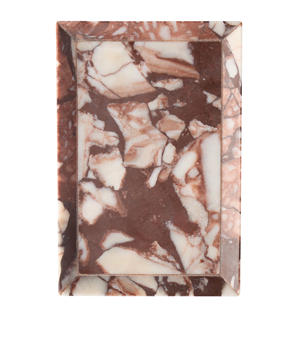 The Conran Shop Marble Mitre Tray Burgundy