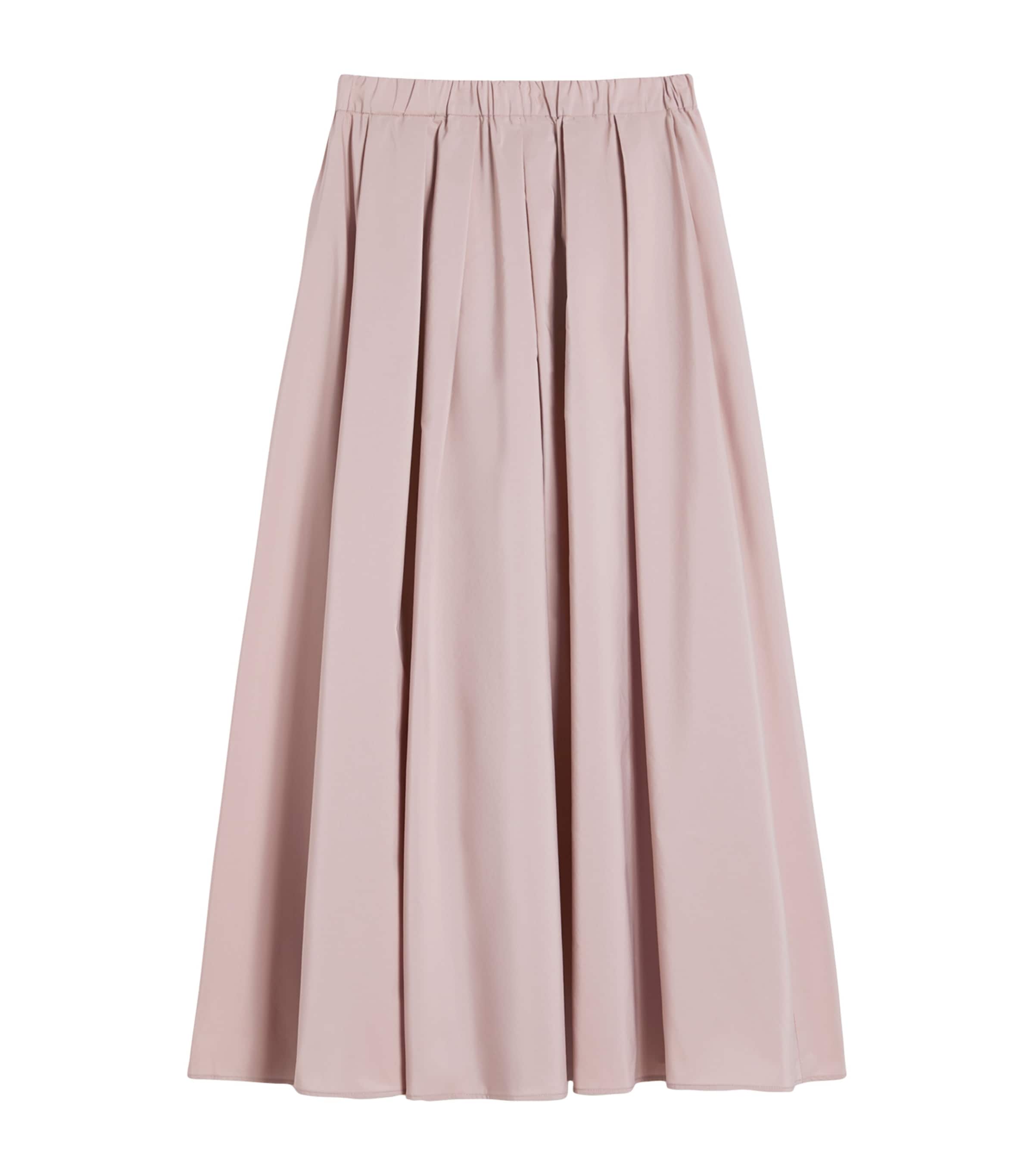 Taffeta Maxi Skirt