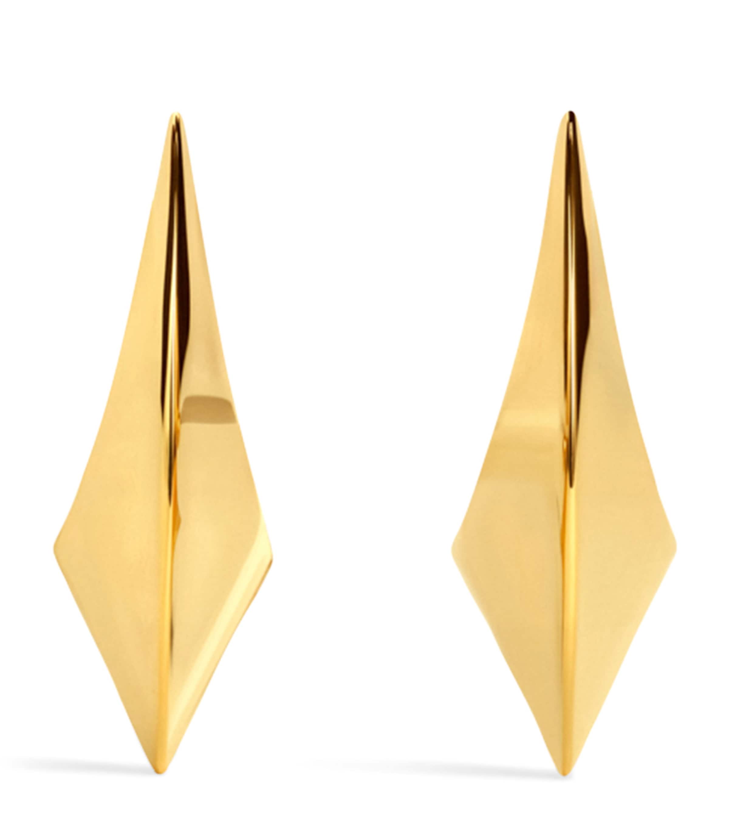 Alaïa Small Edge Earrings Or