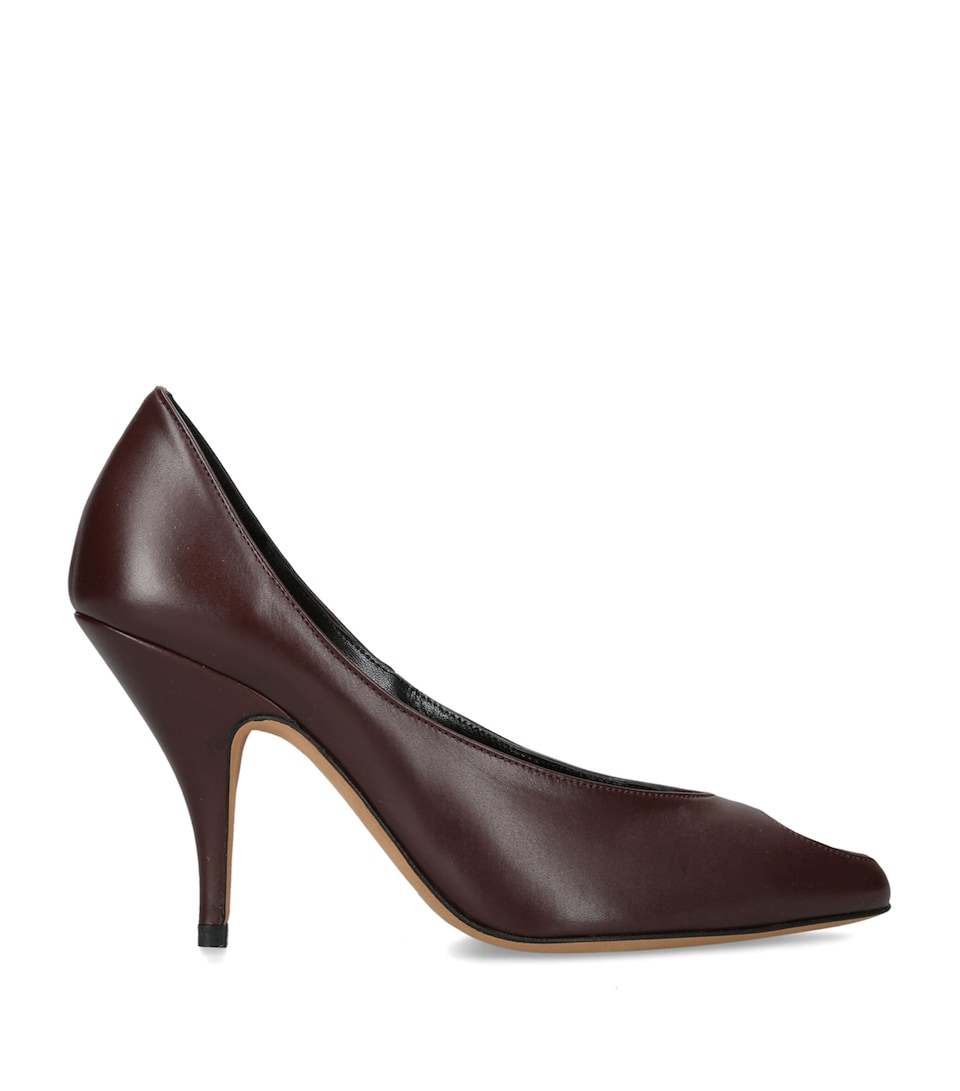 Jude Leather Icon Pumps 100 Wine