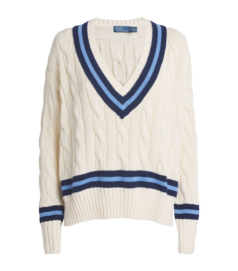 Cable-Knit Cricket Sweater