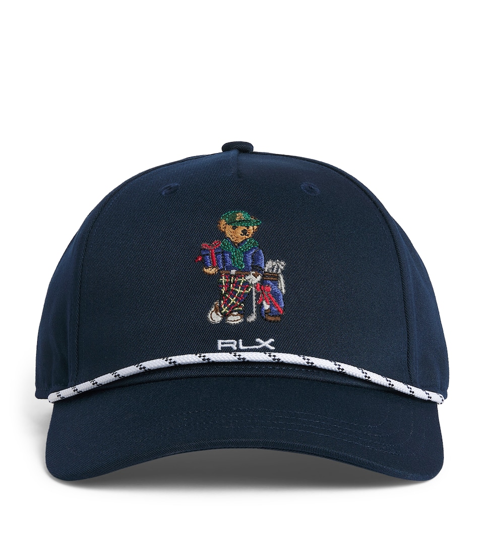 RLX Ralph Lauren Polo Bear Baseball Cap Refined Navy