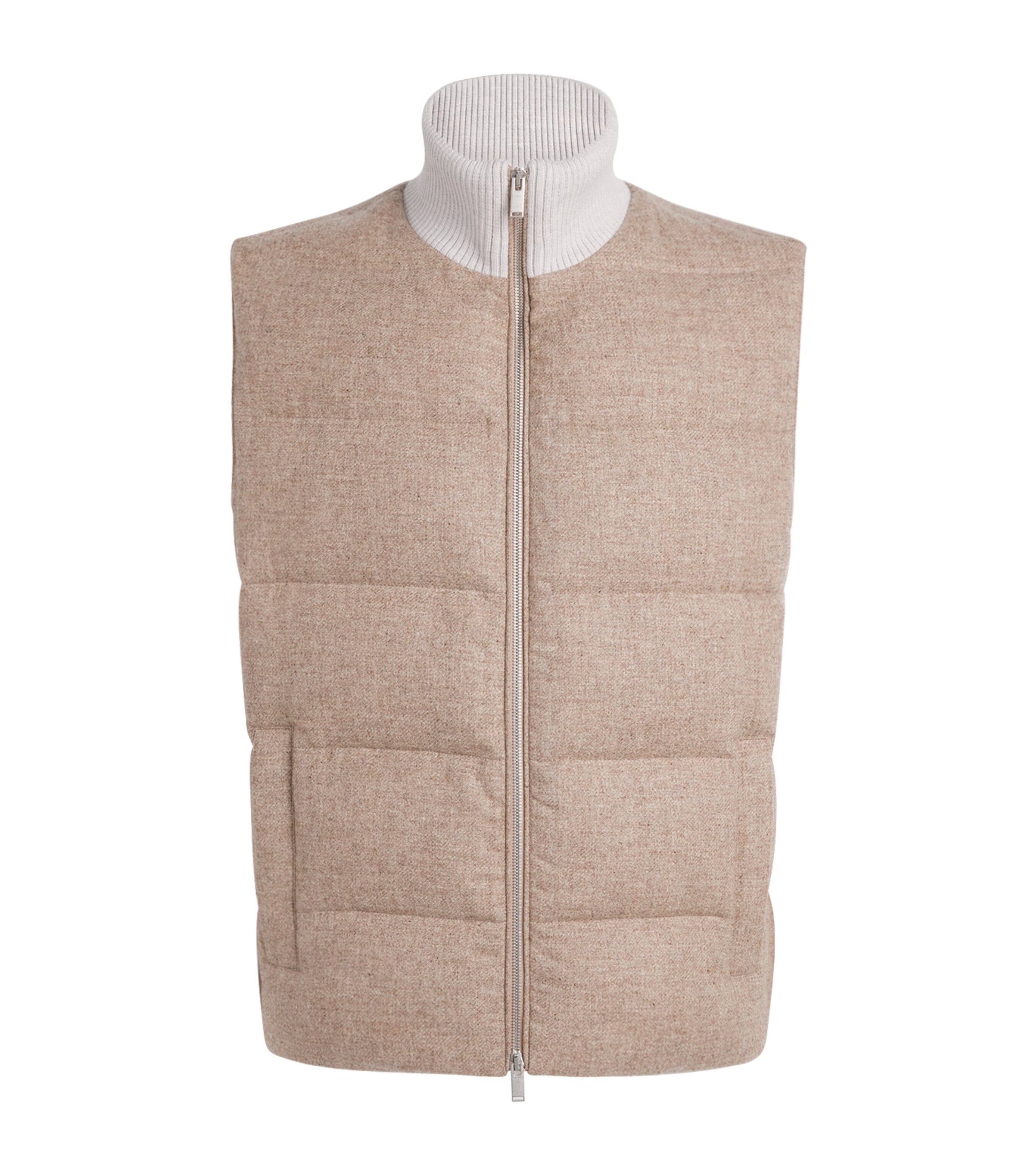 Wool-Cashmere Down Gilet