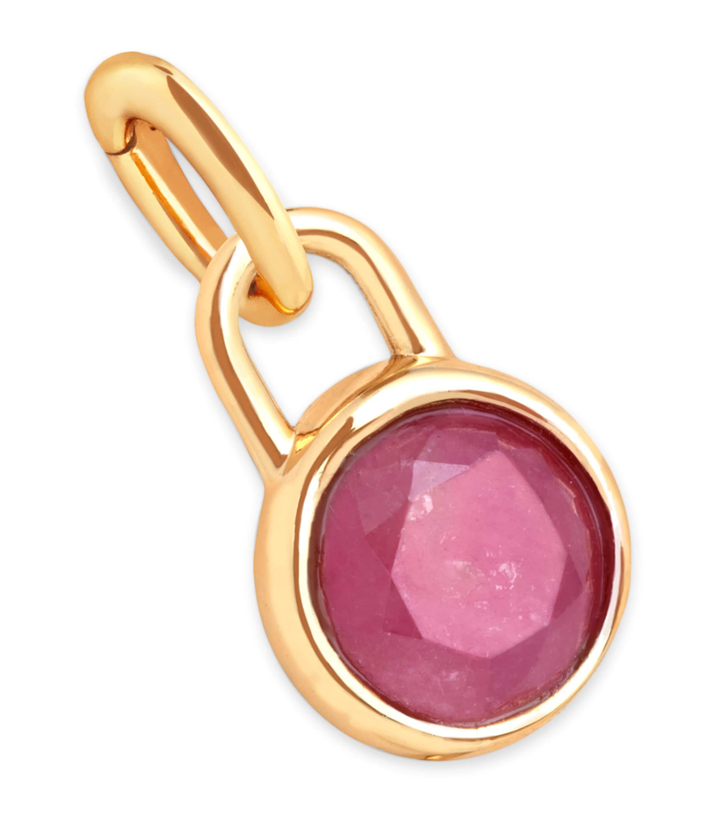 Astrid & Miyu Gold-Plated October Birthstone Charm Gold