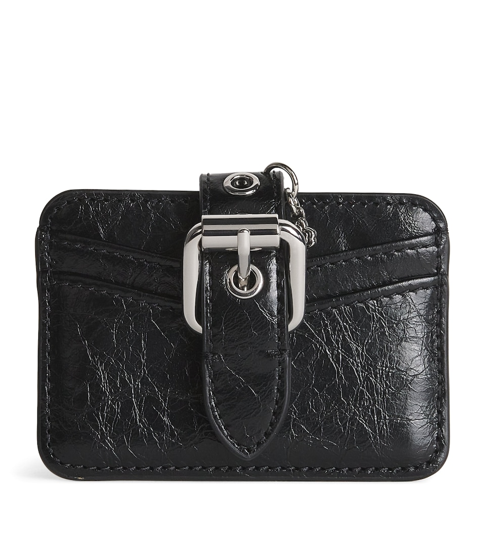 Cracked Leather Miss M Card Holder