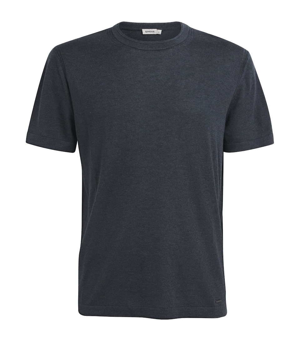 Silk-Cashmere-Blend Knitted Nathan T-Shirt