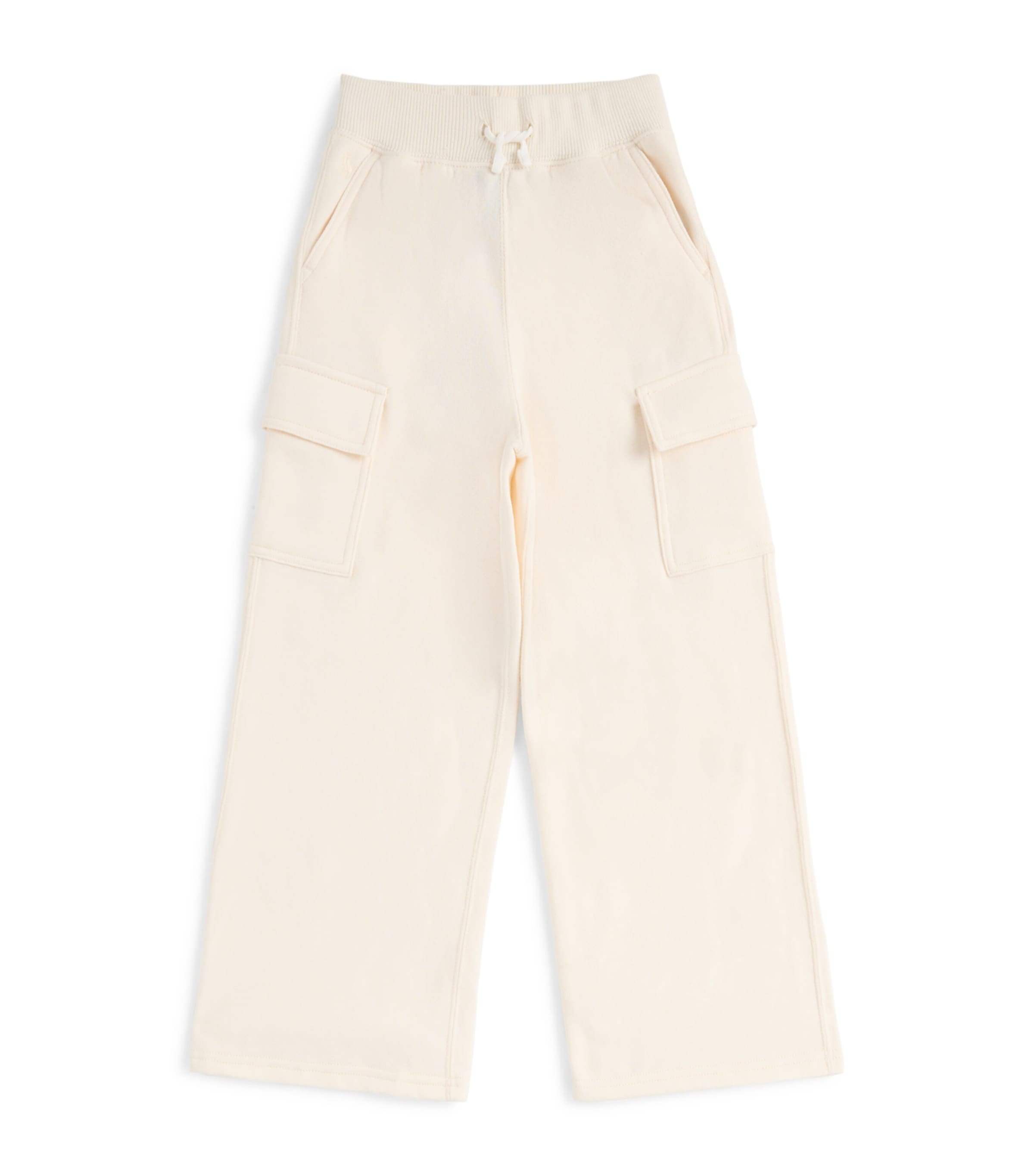 Ralph Lauren Kids Cargo Wide-Leg Sweatpants (7-14 Years) Estate Cream