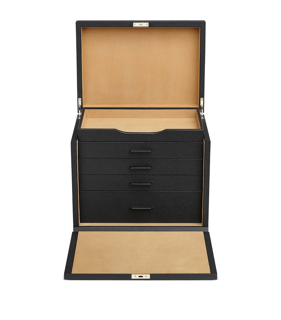 Panama Leather Jewellery Box