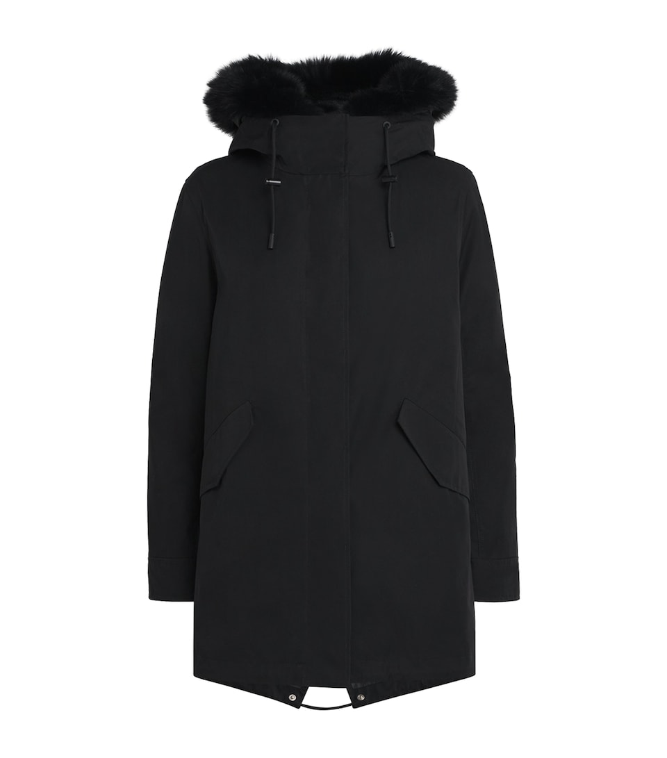 Fox-Rabbit Blended-Cotton Parka (72cm)