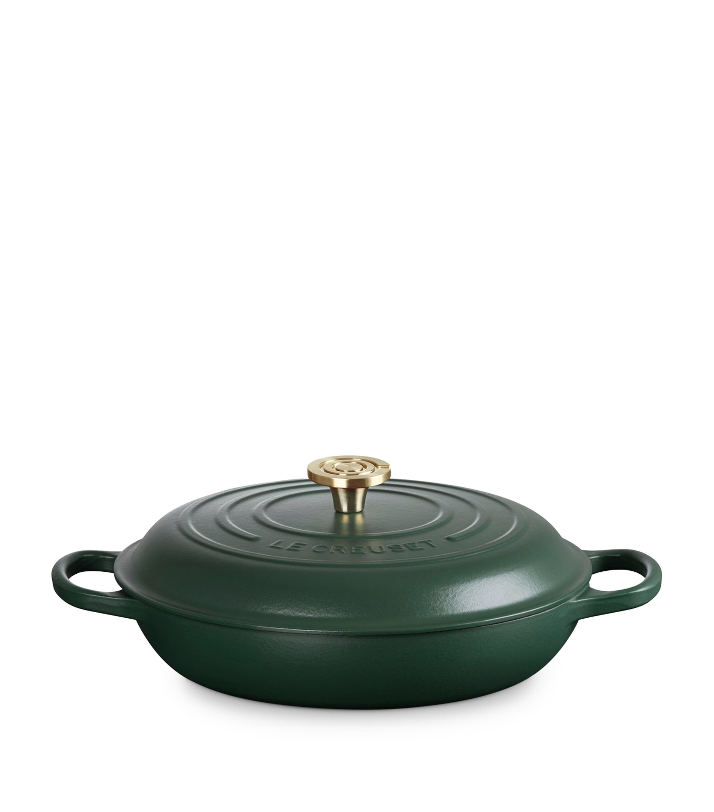 Le Creuset Cast Iron Shallow Casserole Dish (30cm) Green
