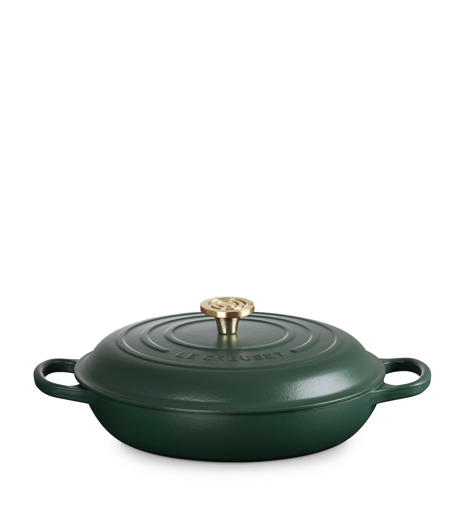 Le Creuset Cast Iron Shallow Casserole Dish (30cm) Green