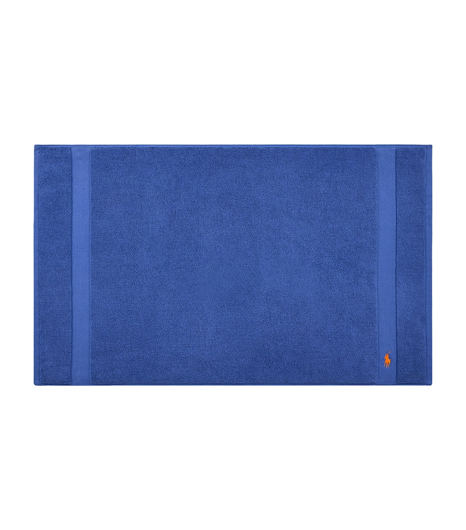 Ralph Lauren Home Polo Player Bath Mat (55cm x 90cm) Iris Blue