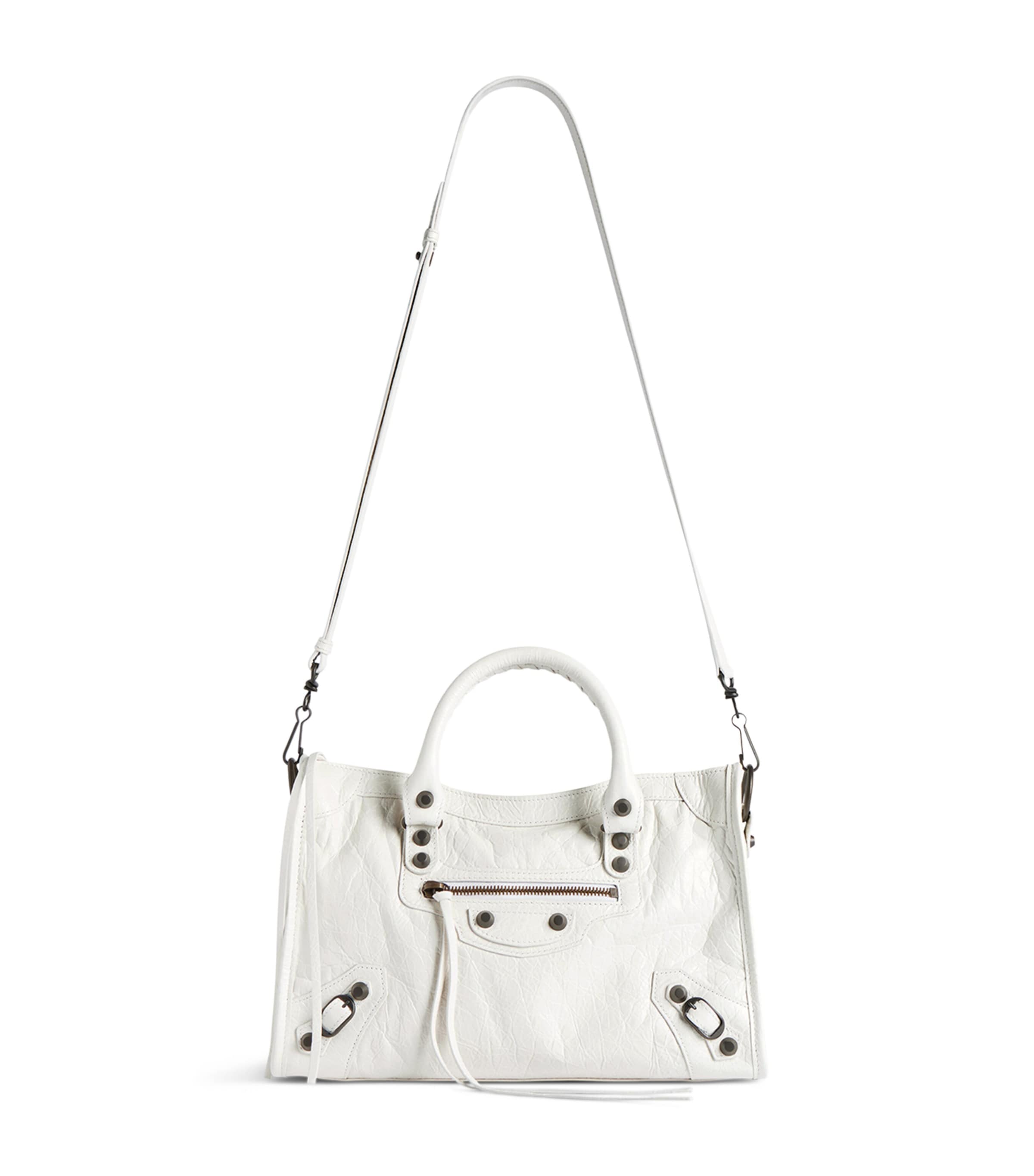 Balenciaga Small Lambskin Le City Top-Handle Bag