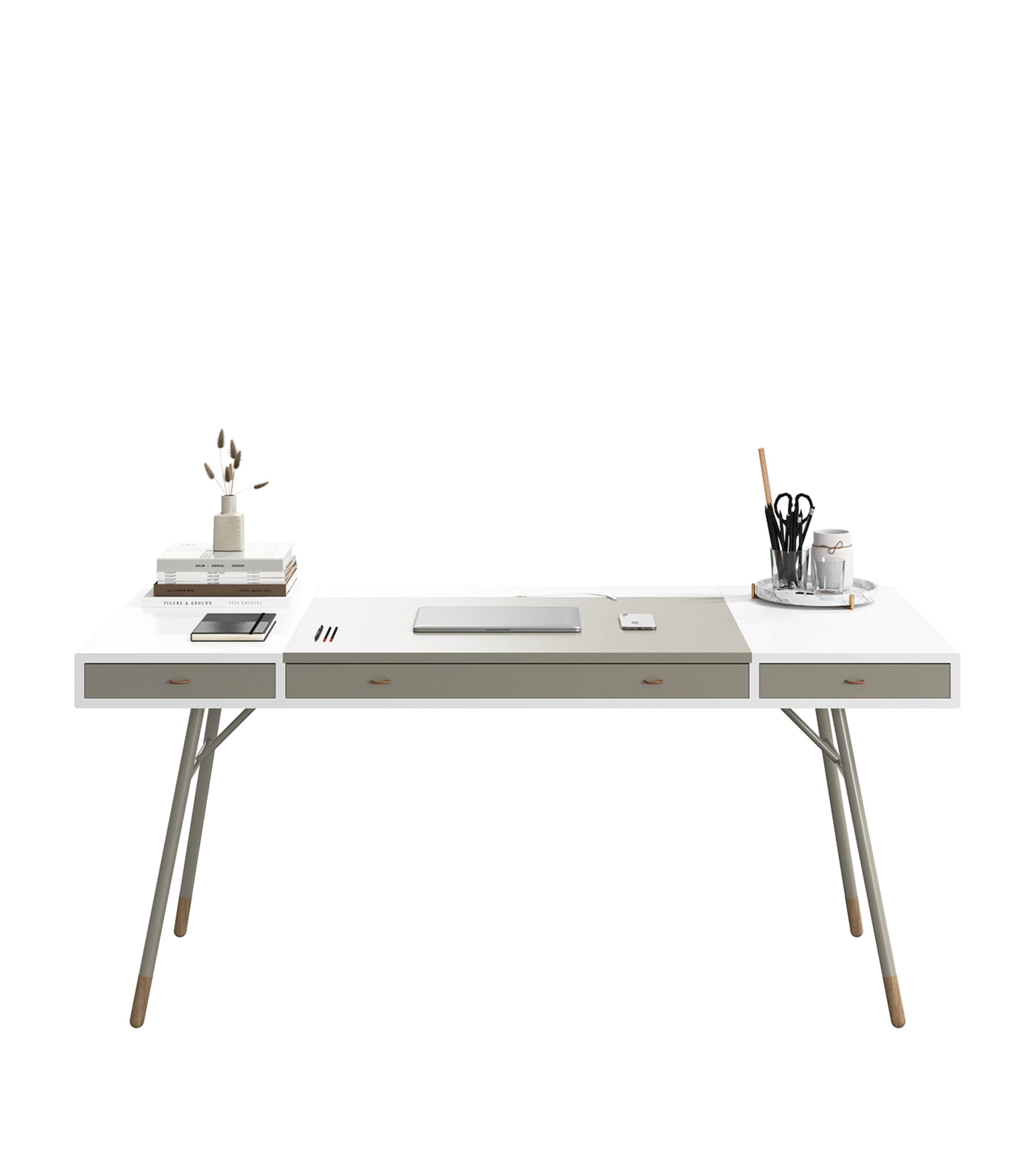 BoConcept Cupertino Desk Matt Ash Grey