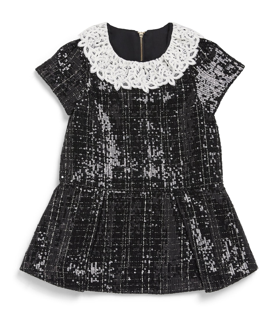 Tweed Sequin-Embellished Dress (2-12 Years)
