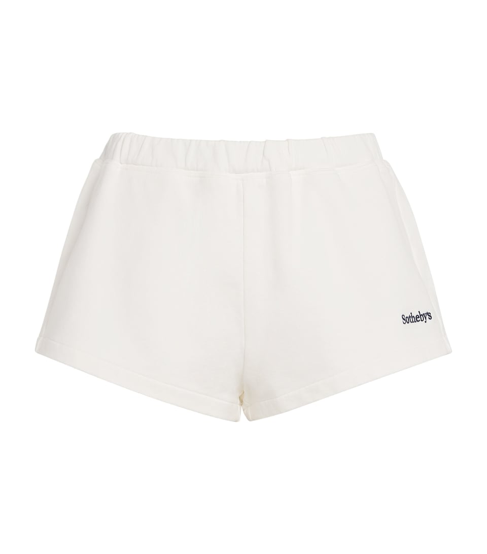 x Sotheby’s Cotton Embroidered Sweatshorts