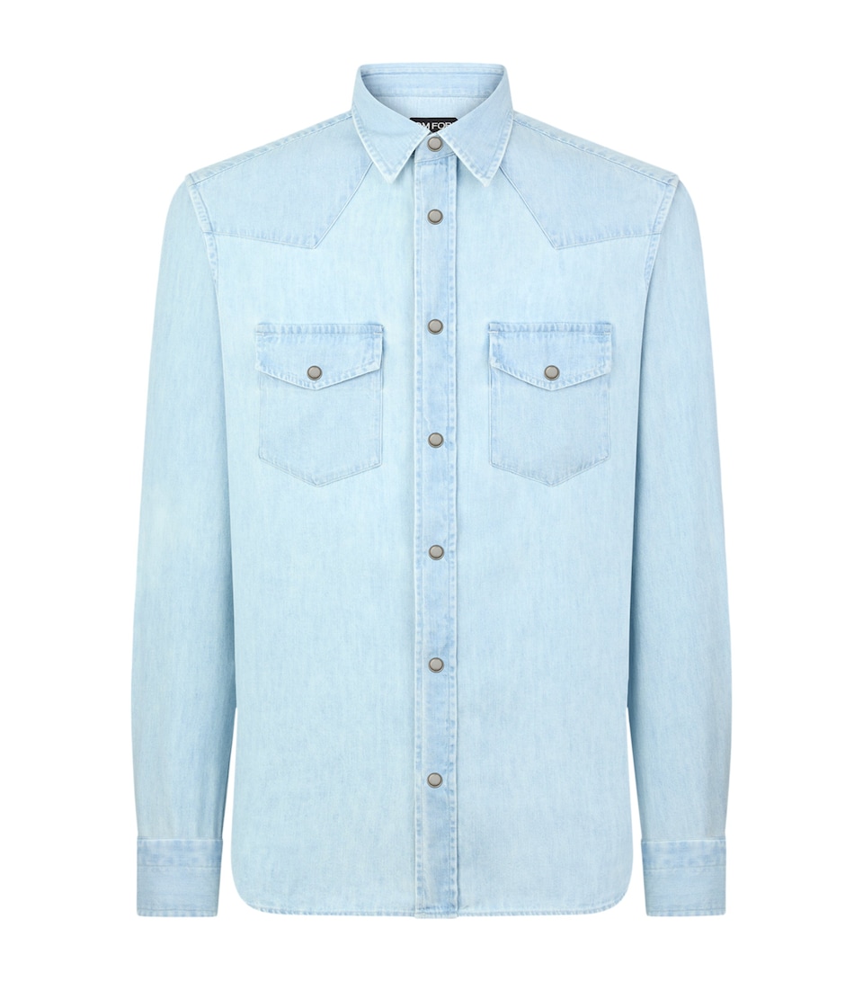 Denim Western Slim Shirt