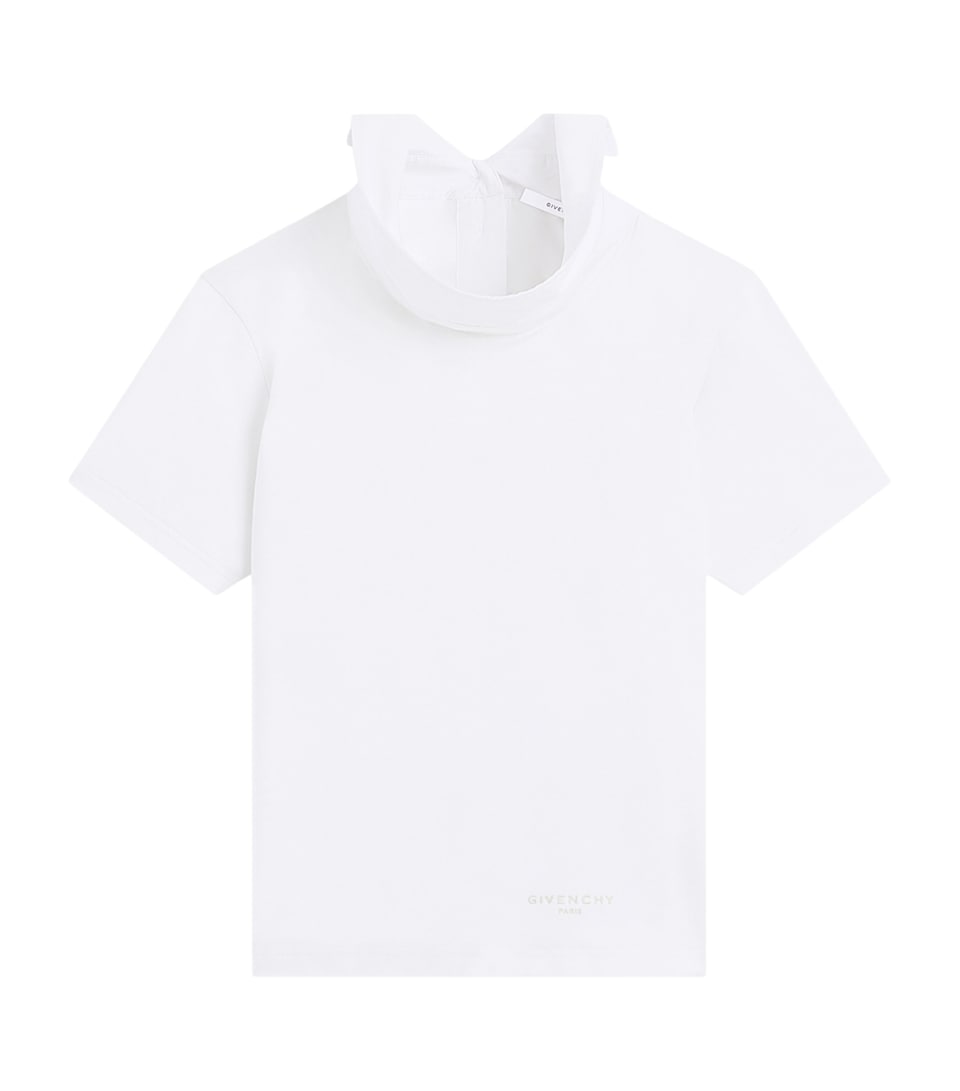 Givenchy Womens Cotton Reverse Collar T-Shirt