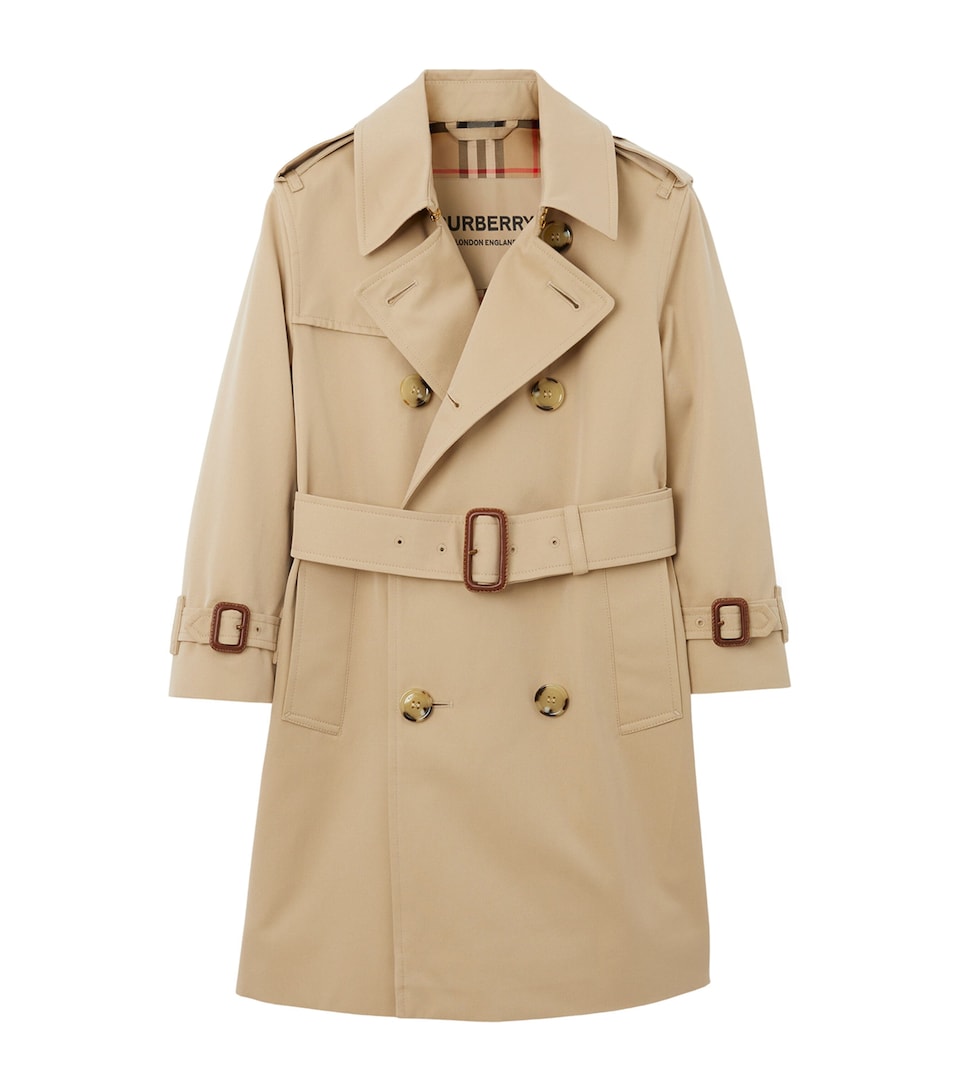 Gabardine Trench Coat (3-12 Years)