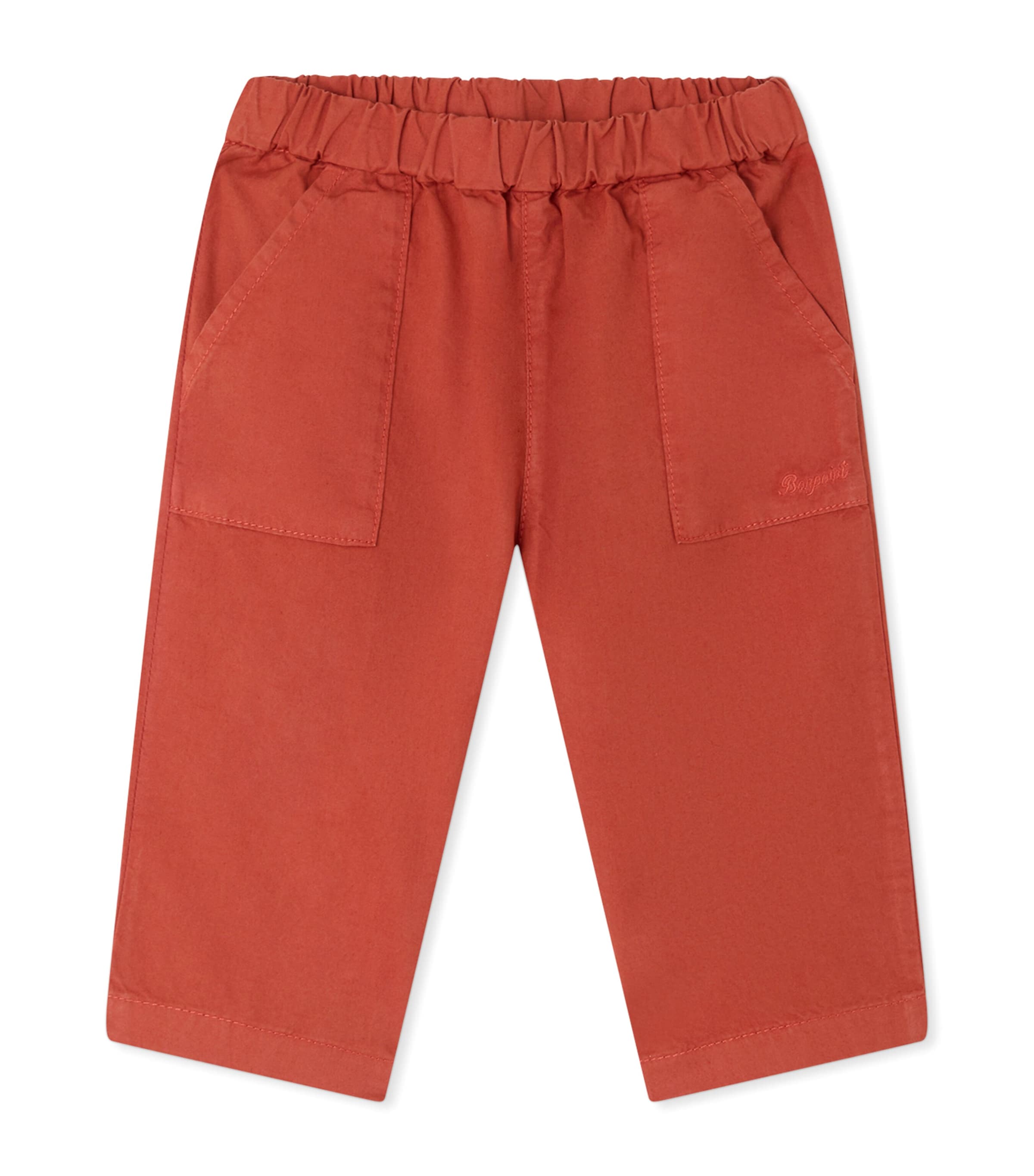 Bonpoint Cotton Trousers (6-18 Months) Grenadine