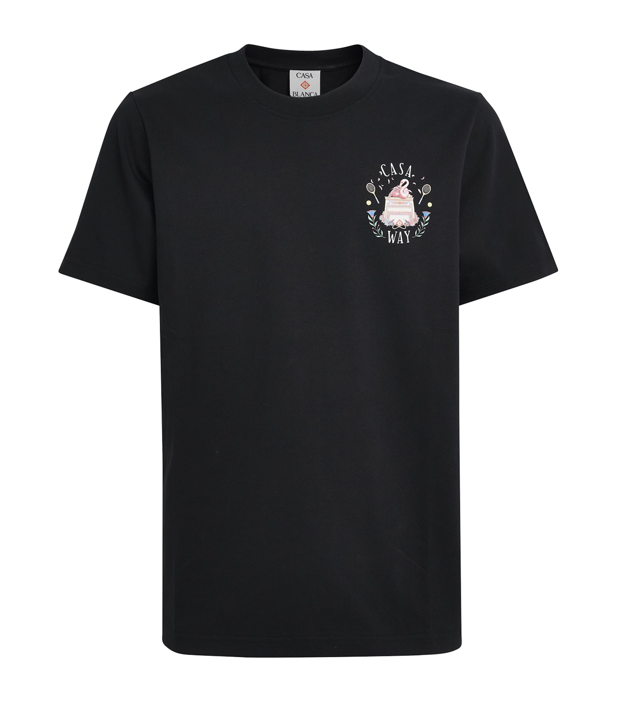 Casablanca Mens Organic Cotton Casa Way T-Shirt Casaway