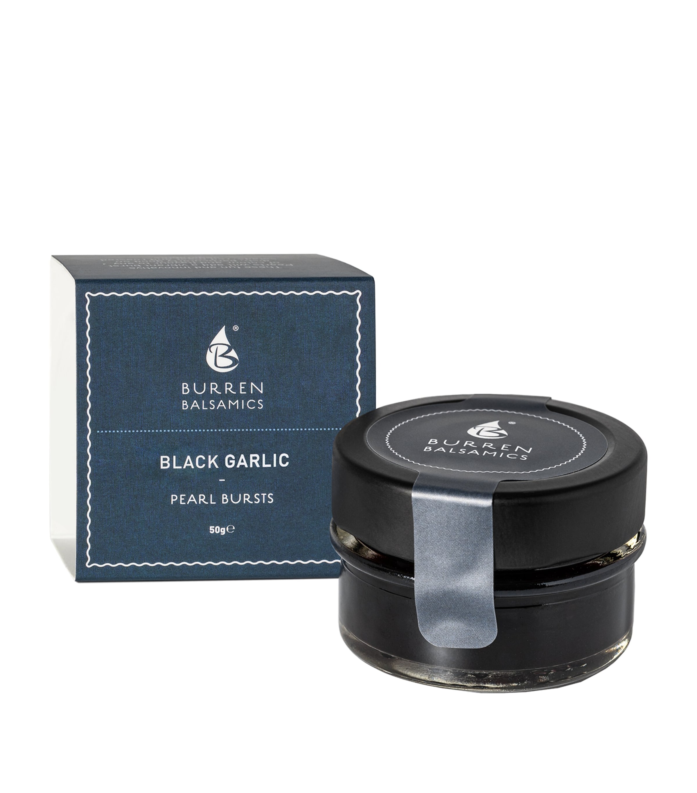 Black Garlic-Infused Balsamic Vinegar of Modena Pearl Bursts (50g)