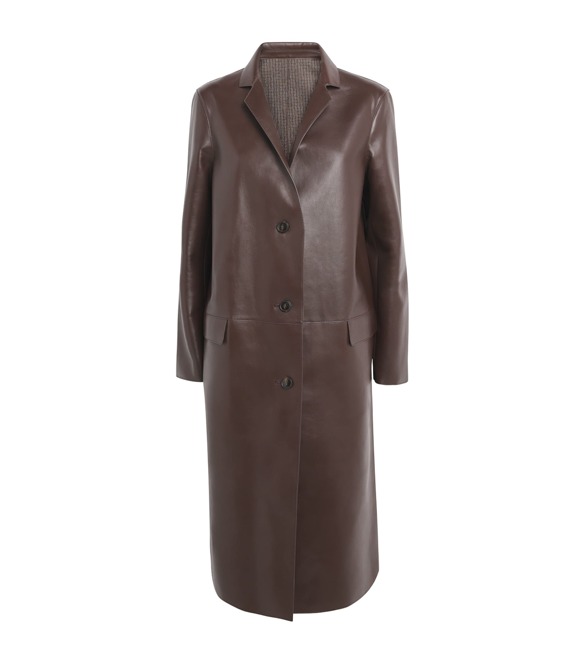 Bonded Lambskin-Wool Tailored Coat