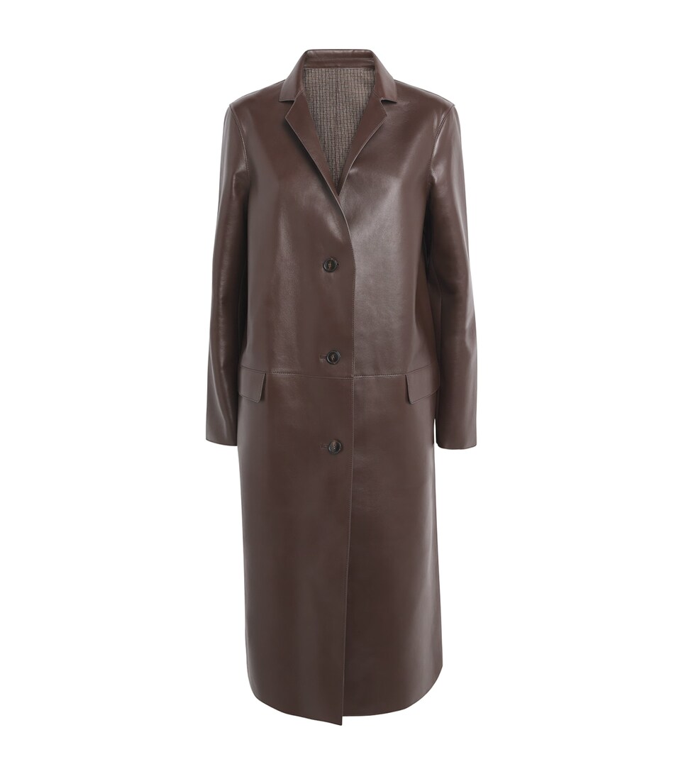 Bonded Lambskin-Wool Tailored Coat