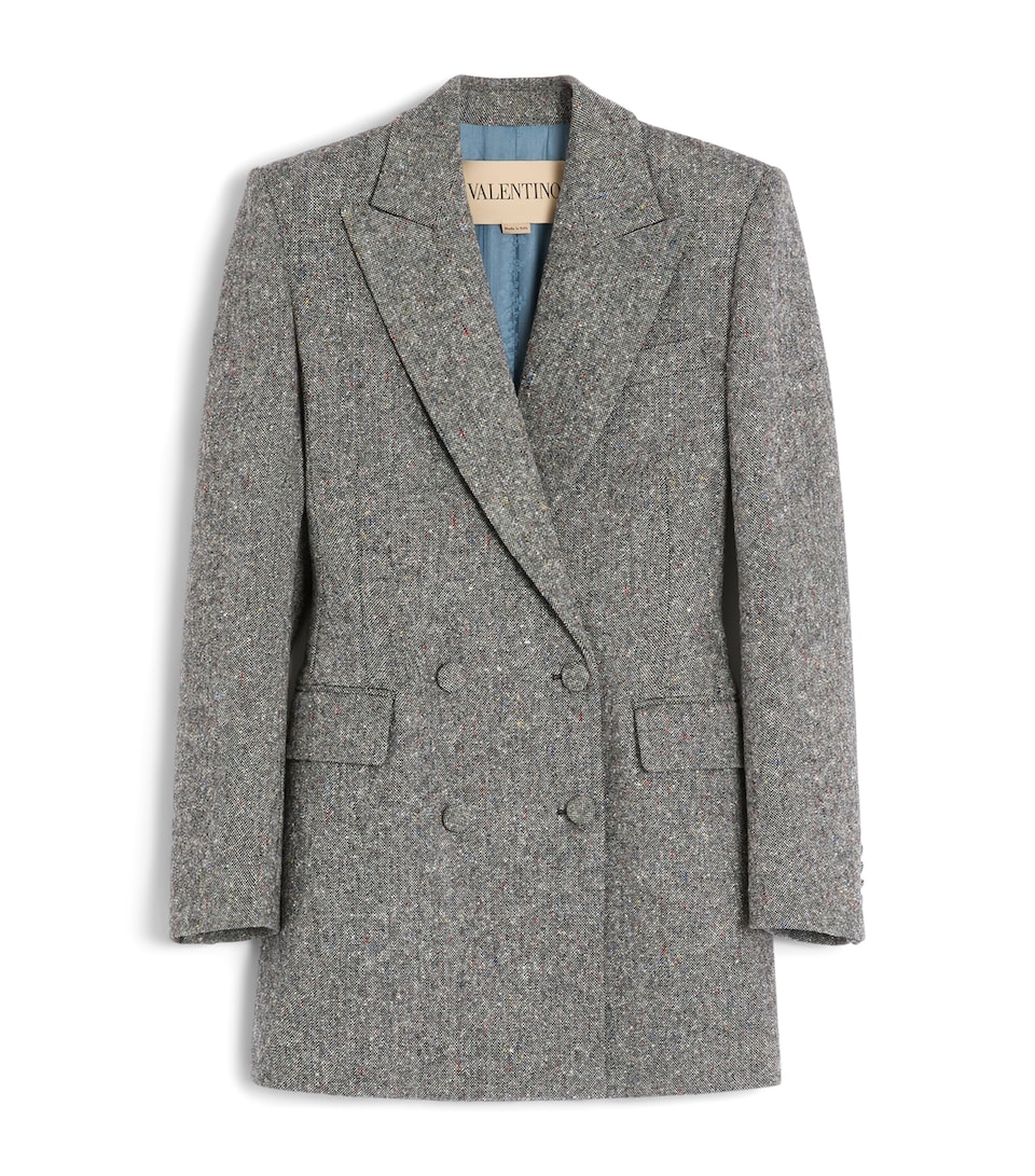 Virgin Wool-Blend Pea Coat