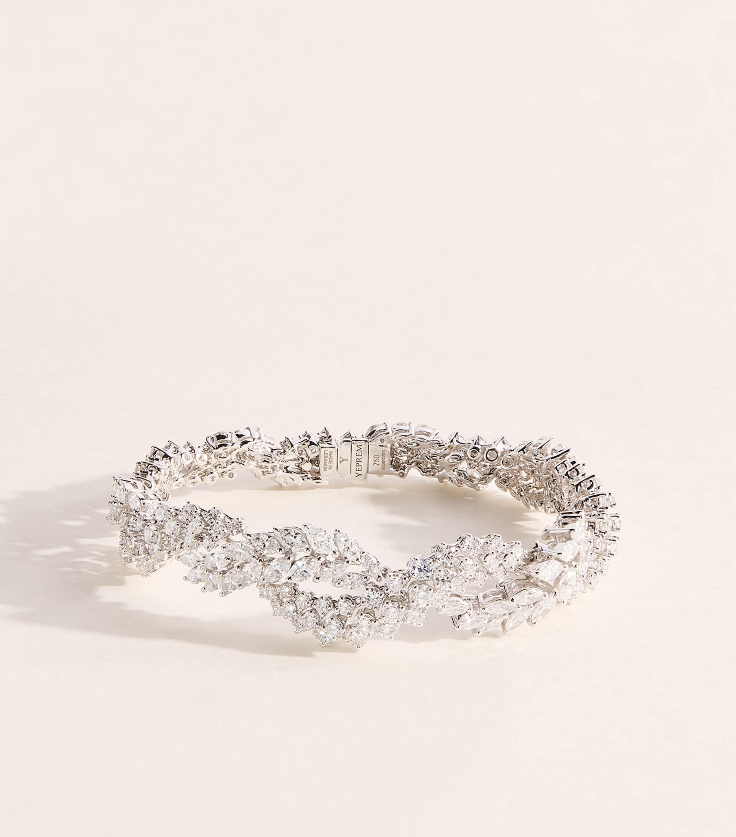 Yeprem White Gold and Diamond Y-Couture Bracelet White Gold