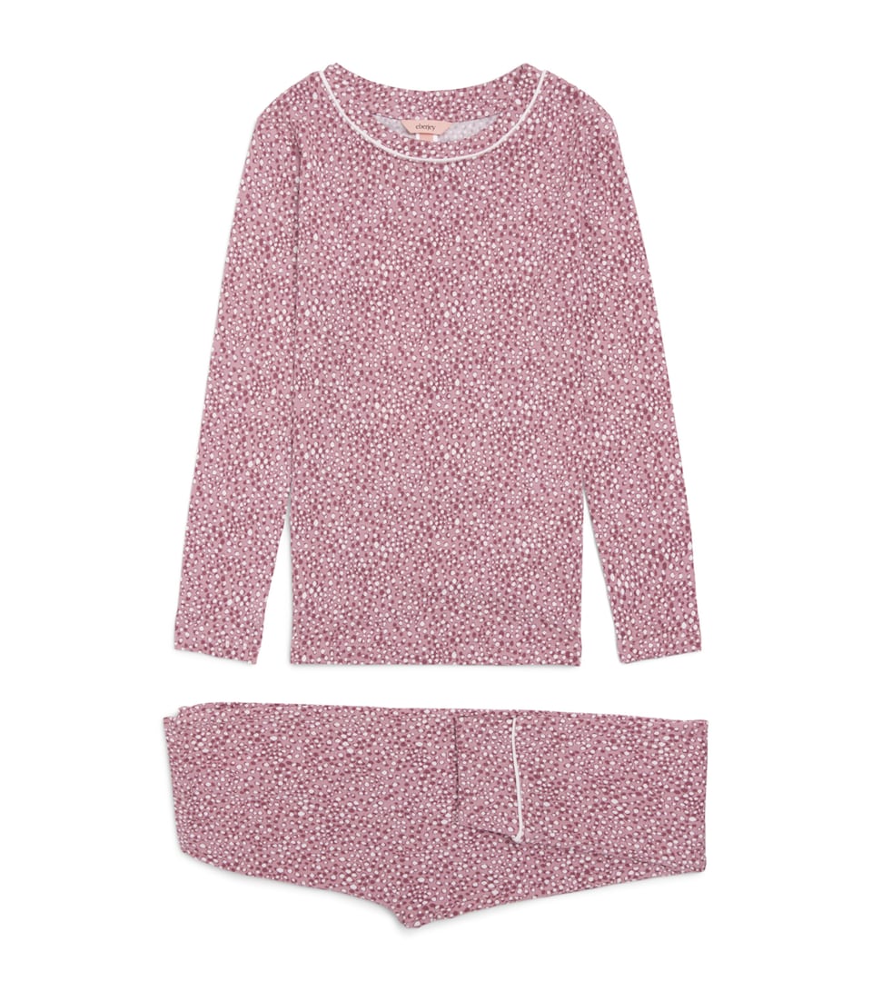 Eberjey Modal Animal Print Pyjamas Set (2-10 Years) Anml Inst Wdrse/ivry