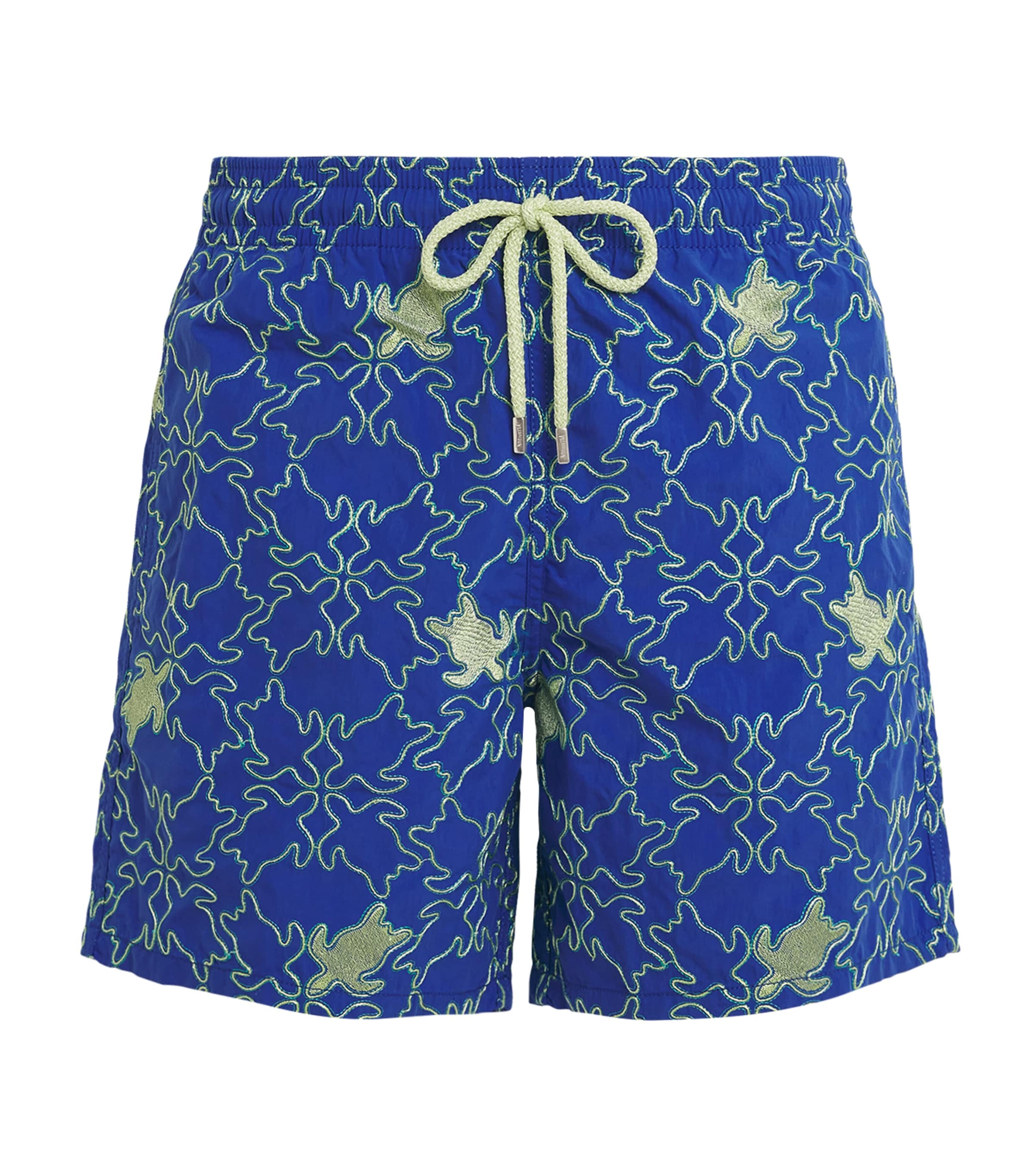 Embroidered Turtle Mistral Swim Shorts